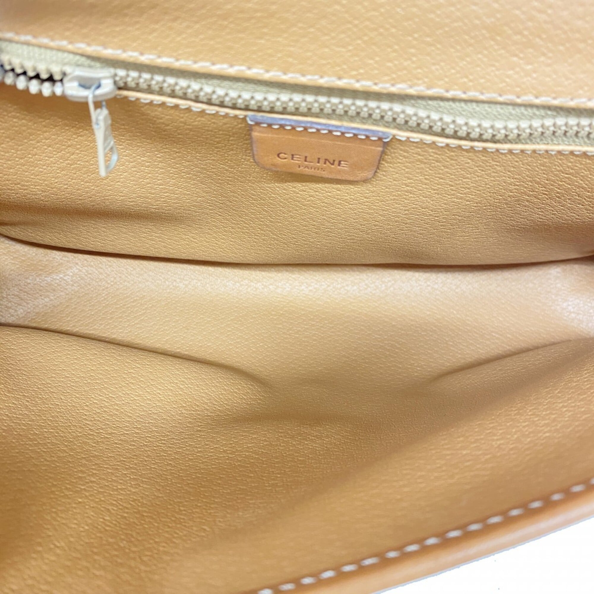 Celine Brown Pvc Shoulder Bag (Pre-Owned)