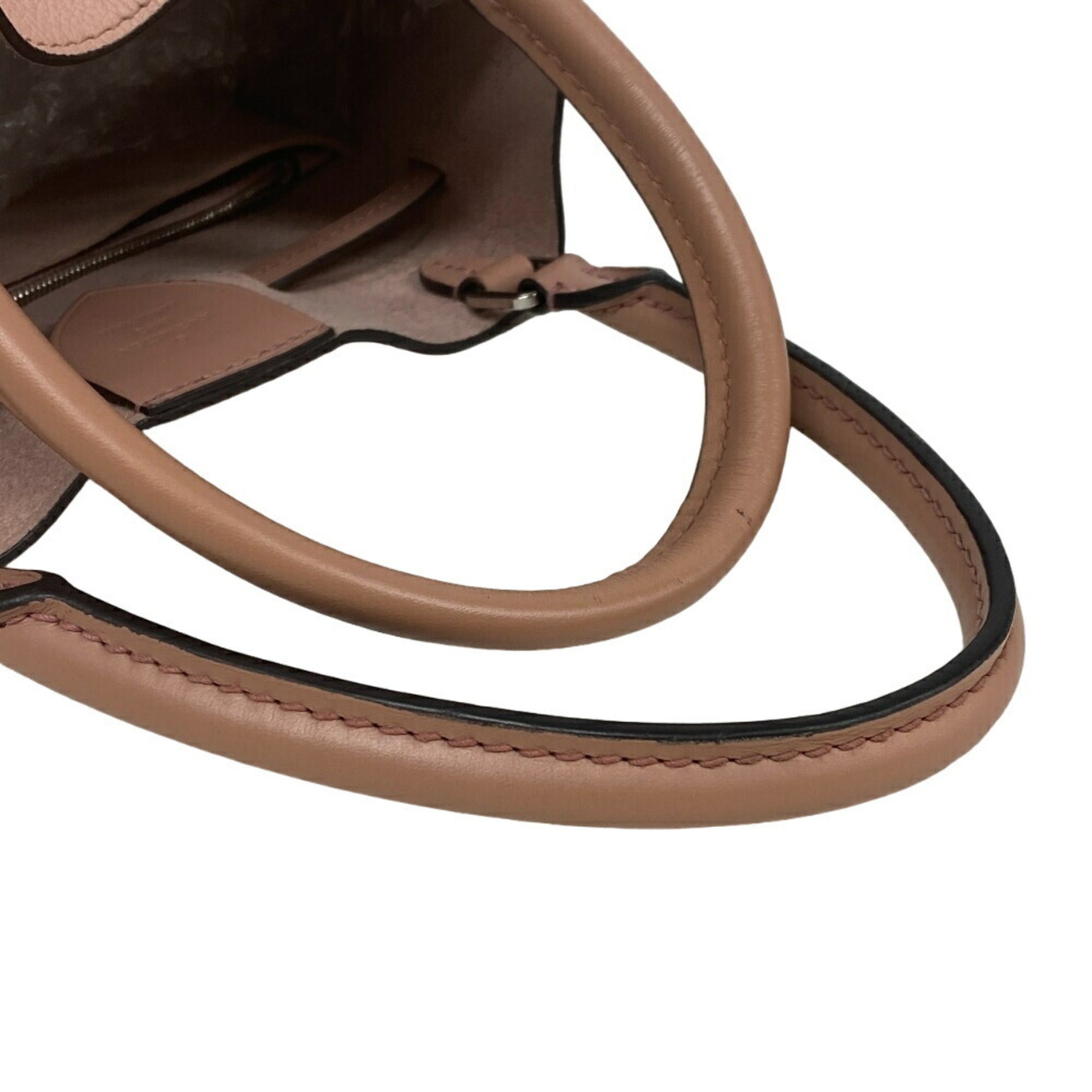 Louis Vuitton Mahina Pink Leather Handbag (Pre-Owned)