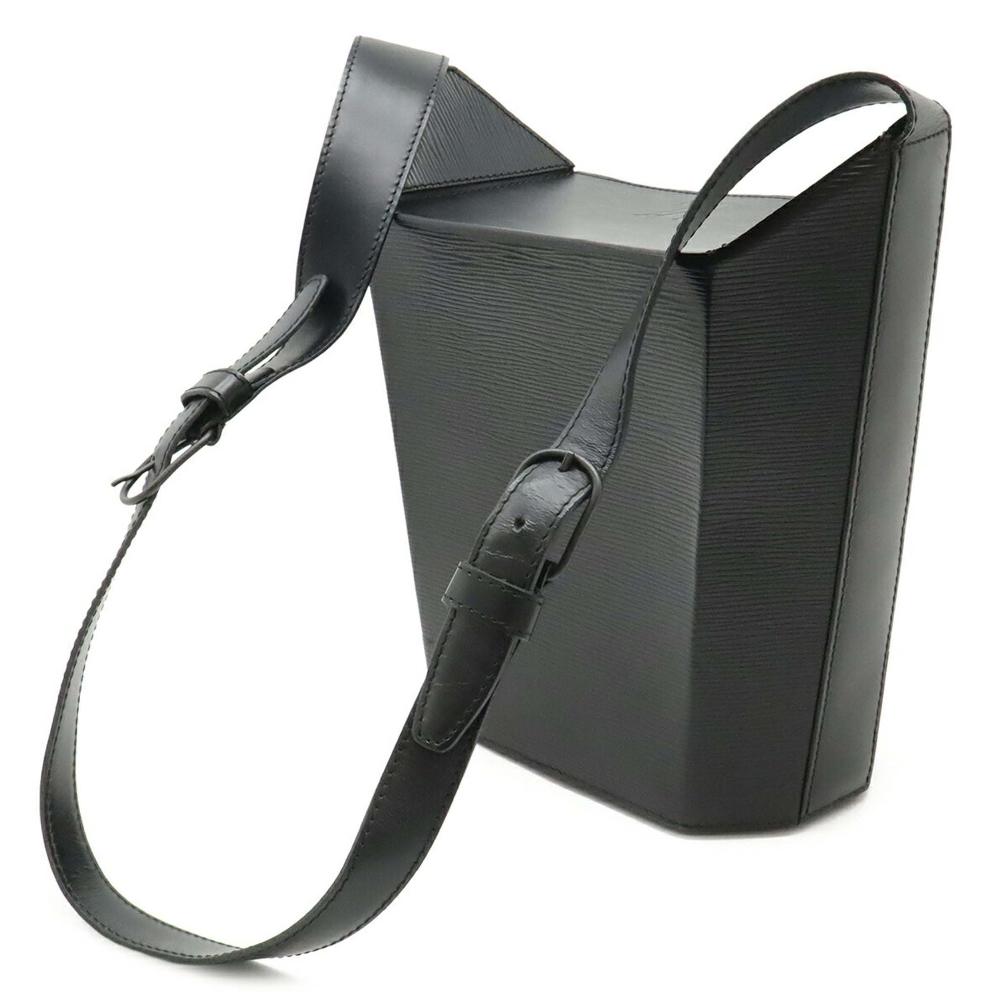 Louis Vuitton Epi Black Noir Epi Leather Shoulder Bag (Pre-Owned)