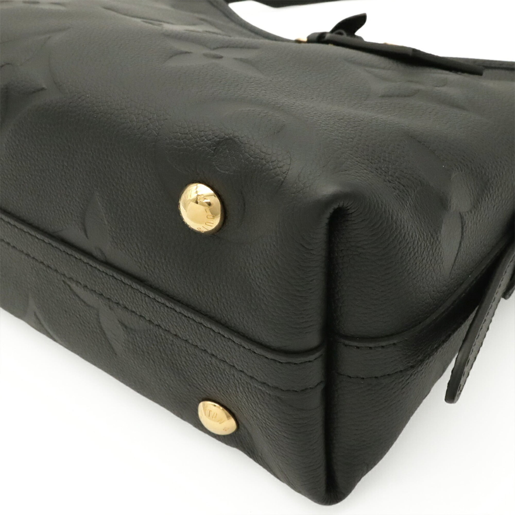 Louis Vuitton Black Noir Or Monogram Empreinte Pouch Shoulder Bag (Pre-Owned)
