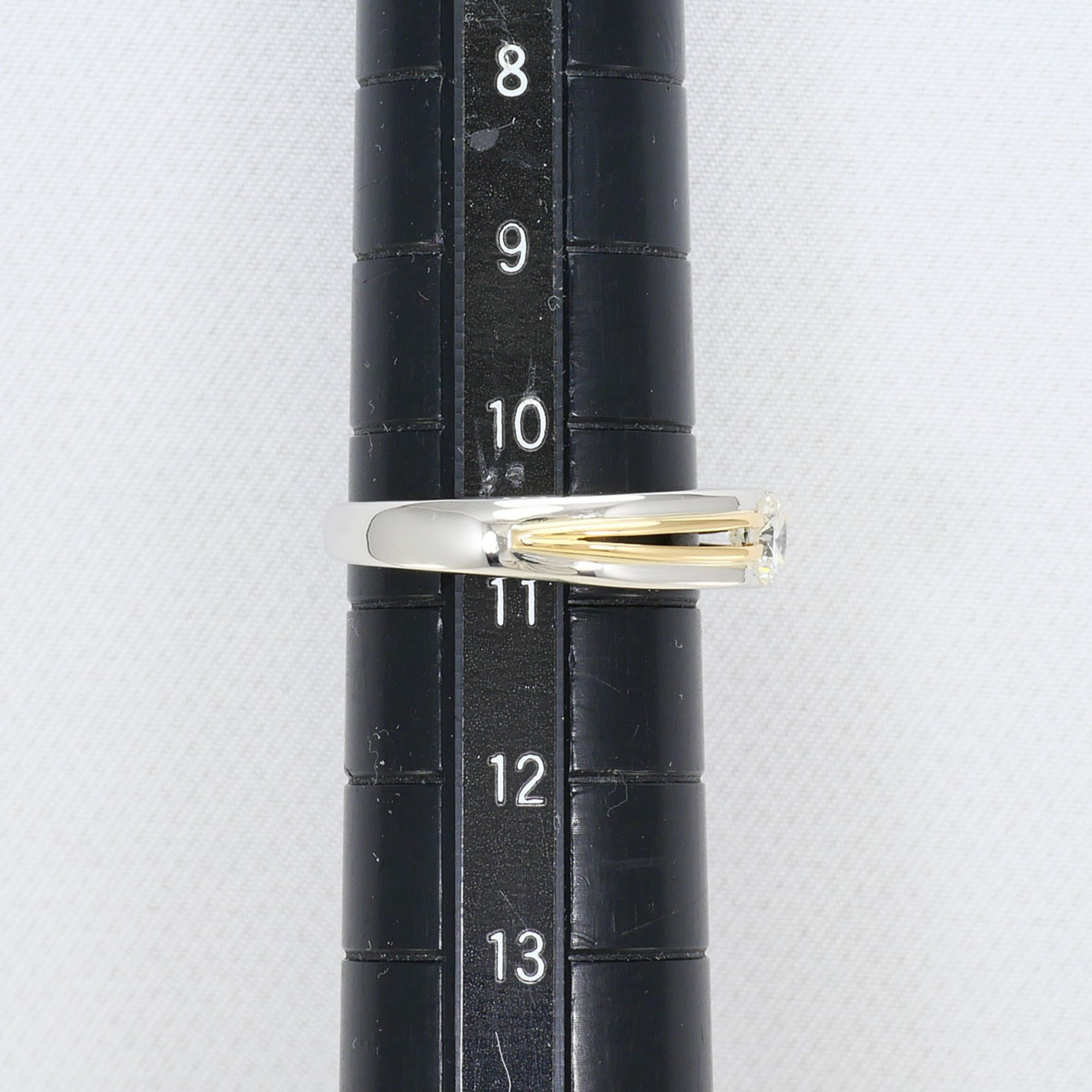 Unbranded Platinum Yellow Gold Yellow Gold (18K) Platinum 900 Band Ring (Pre-Owned)