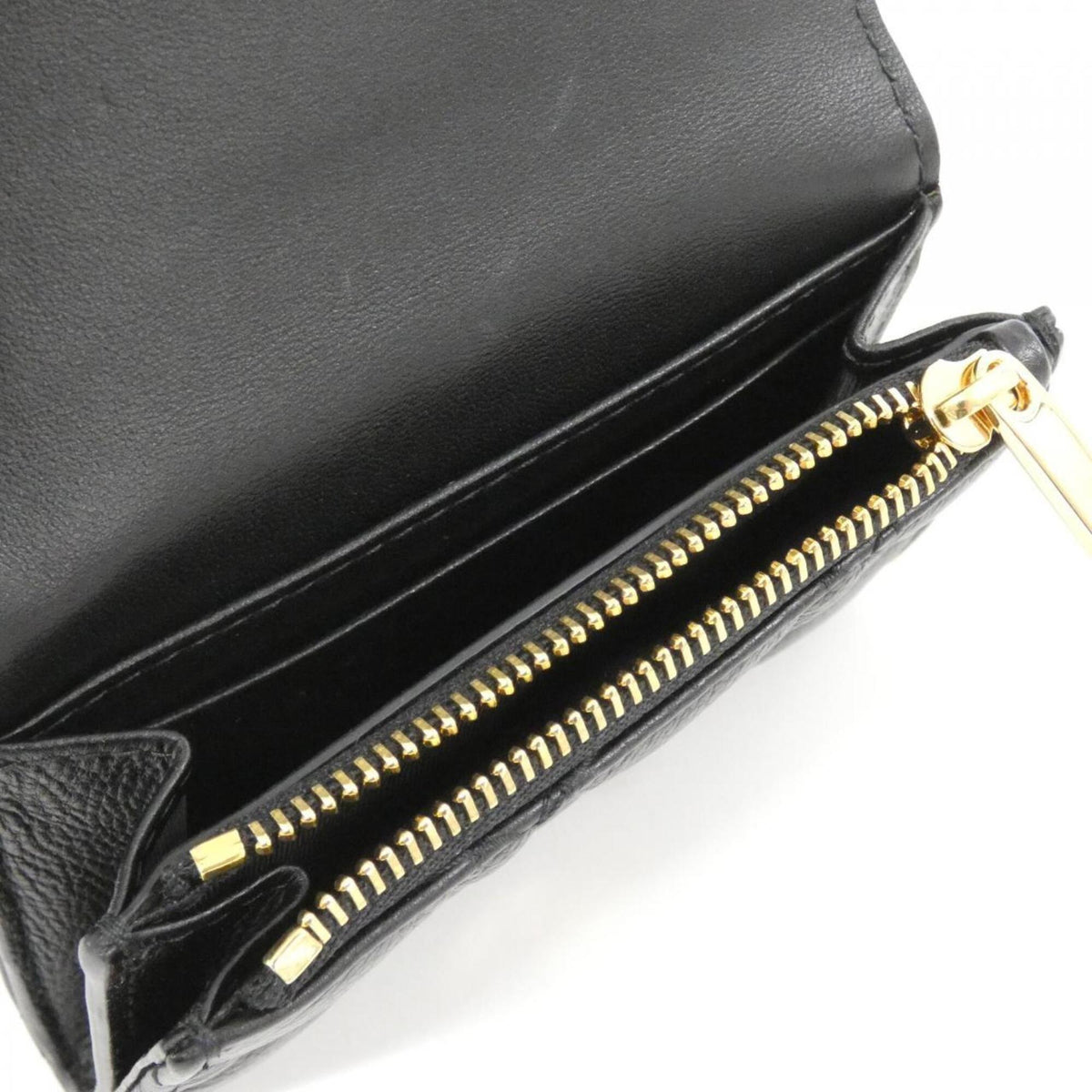 Christian Dior Black Leather Wallet (Bi-Fold) (Pre-Owned)