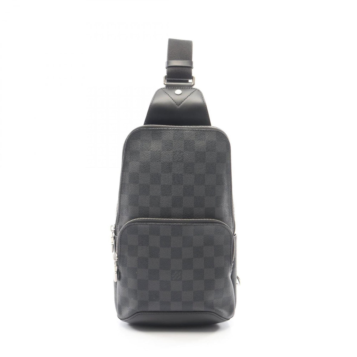 Louis Vuitton Black Damier Graphite Leather Fanny Pack Sling Bag (Pre-Owned)