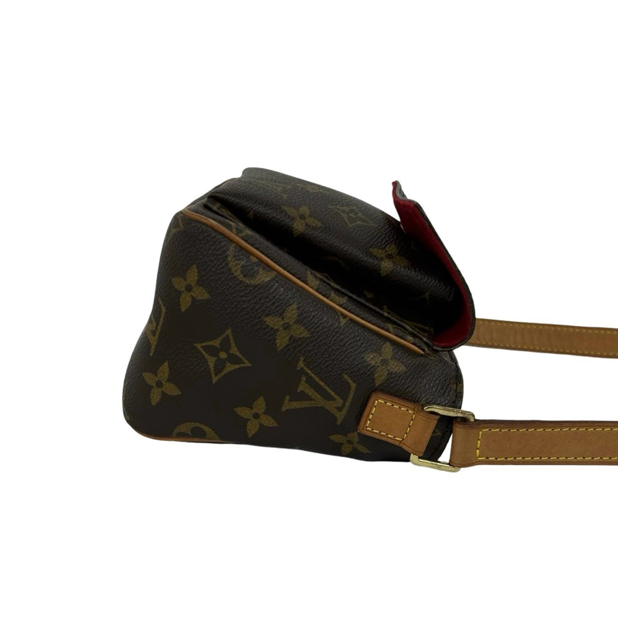 Louis Vuitton Brown Leather Pvc Pochette Shoulder Bag (Pre-Owned)