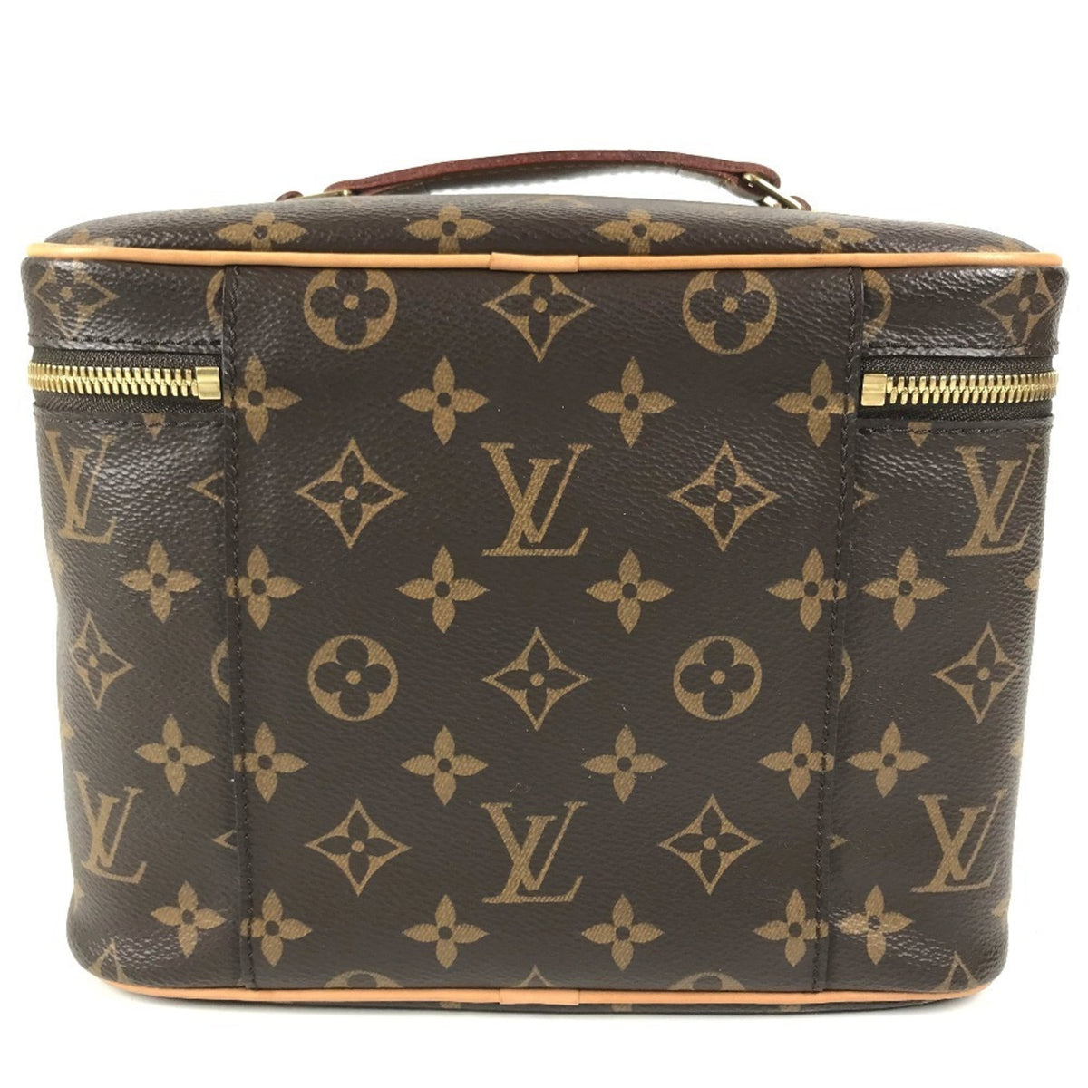 Louis Vuitton Brown Monogram Canvas Handbag Pouch (Pre-Owned)