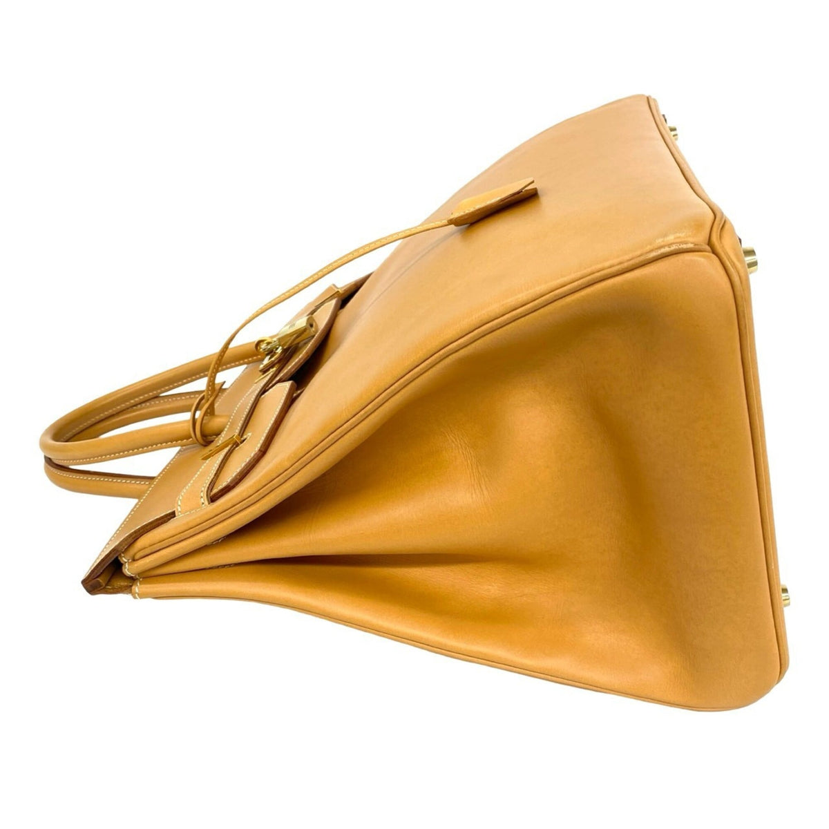 Hermes Brown Leather Handbag (Pre-Owned)