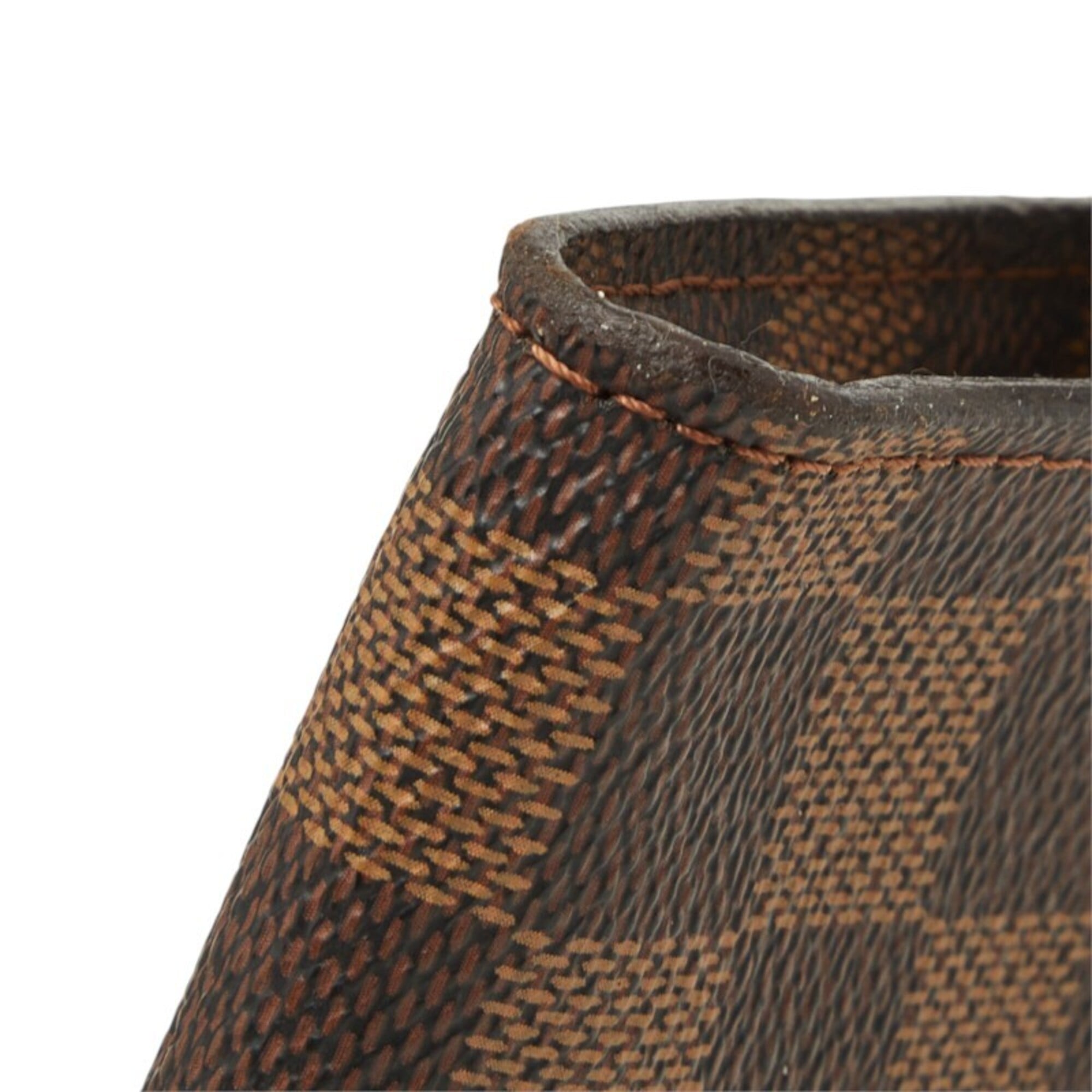 Louis Vuitton Brown Damier Canvas Pvc Handbag Pouch (Pre-Owned)