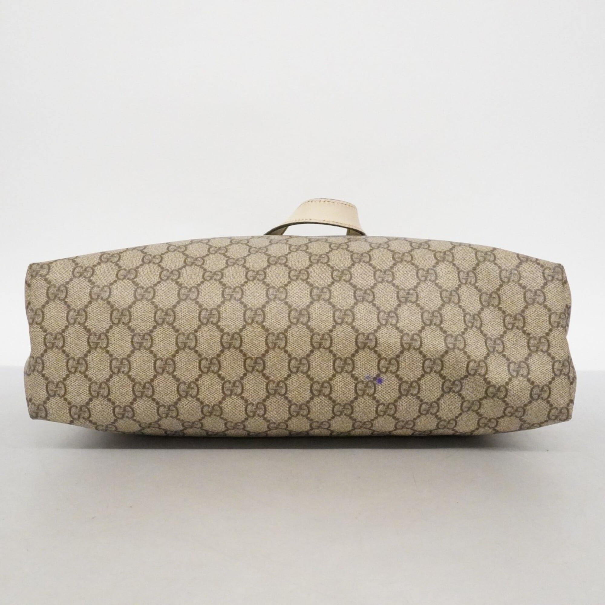 Gucci Brown White Pvc Tote Bag (Pre-Owned)