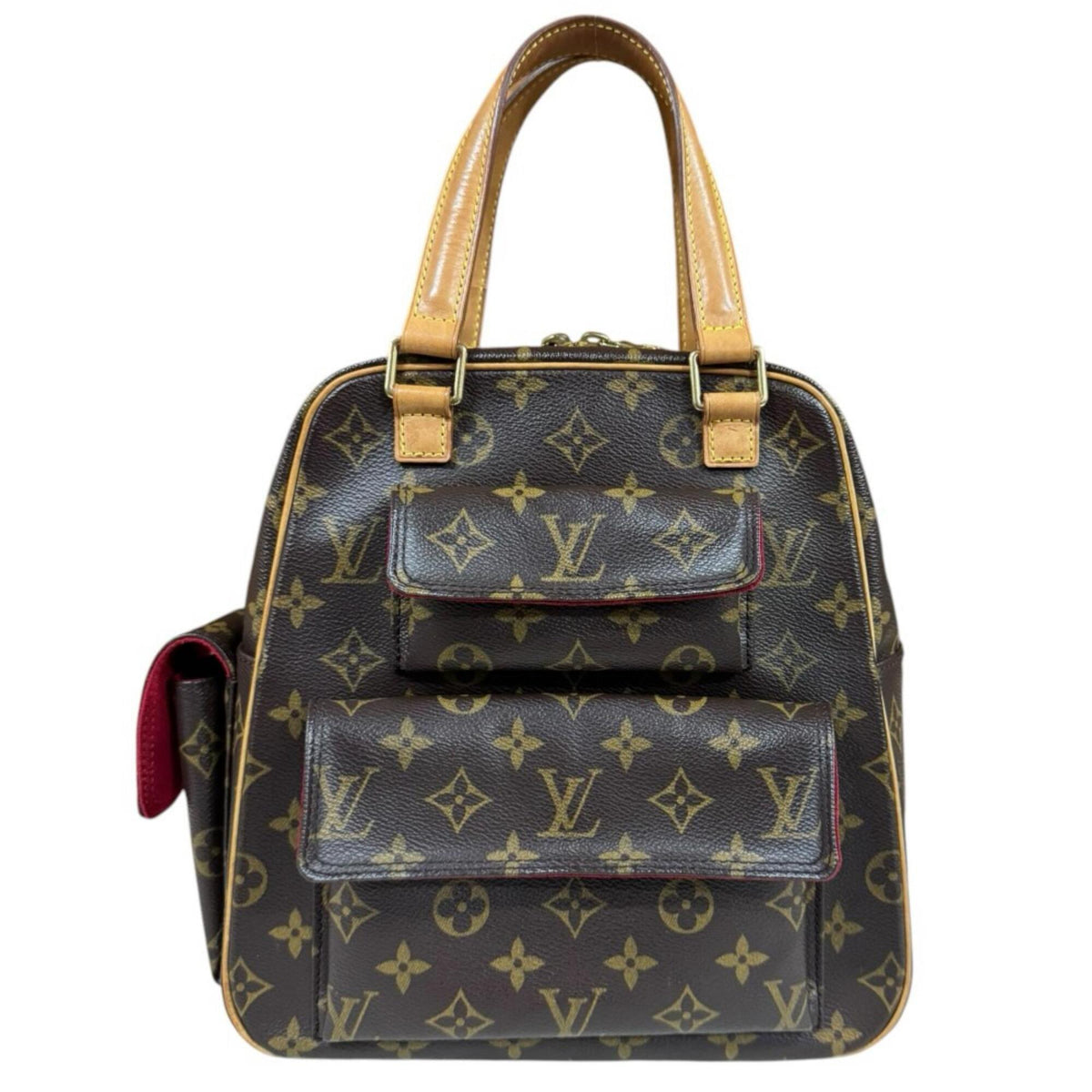 Louis Vuitton Brown Monogram Canvas Handbag (Pre-Owned)