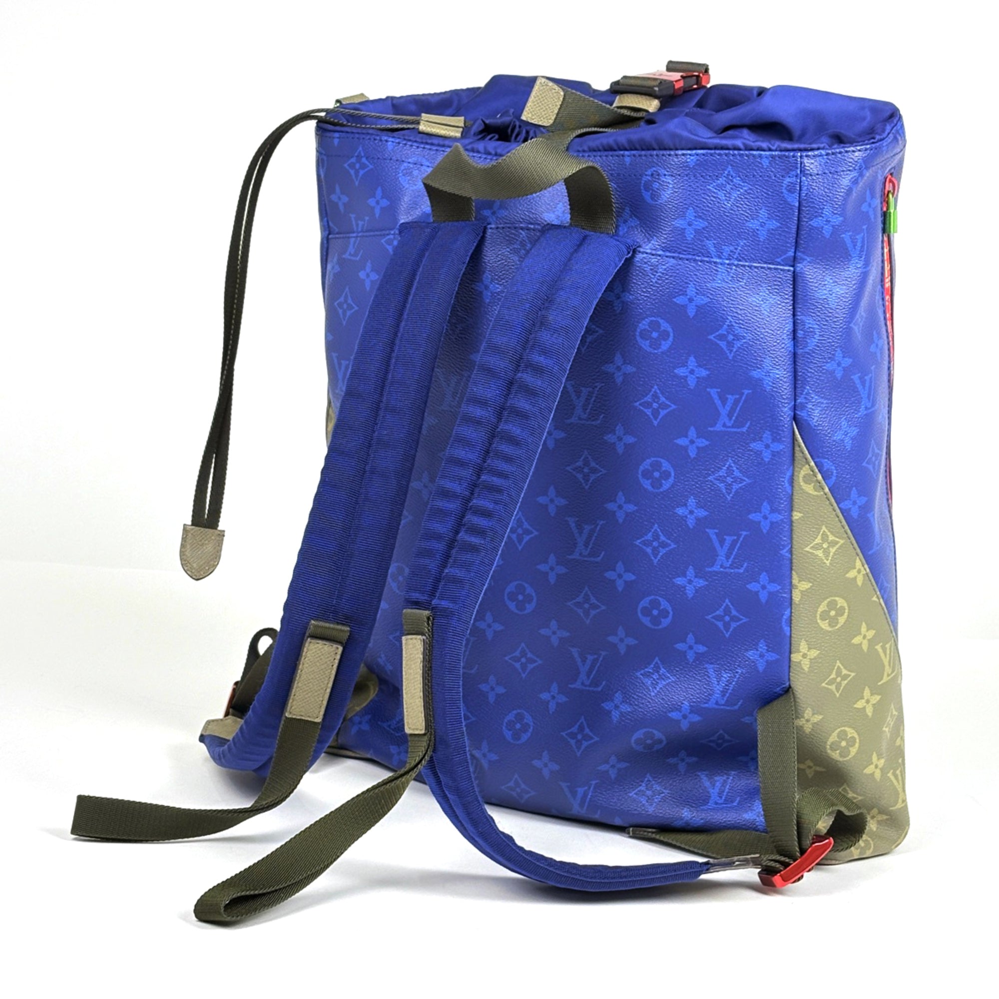 Louis Vuitton Blue Cobalt Taigarama Backpack (Pre-Owned)