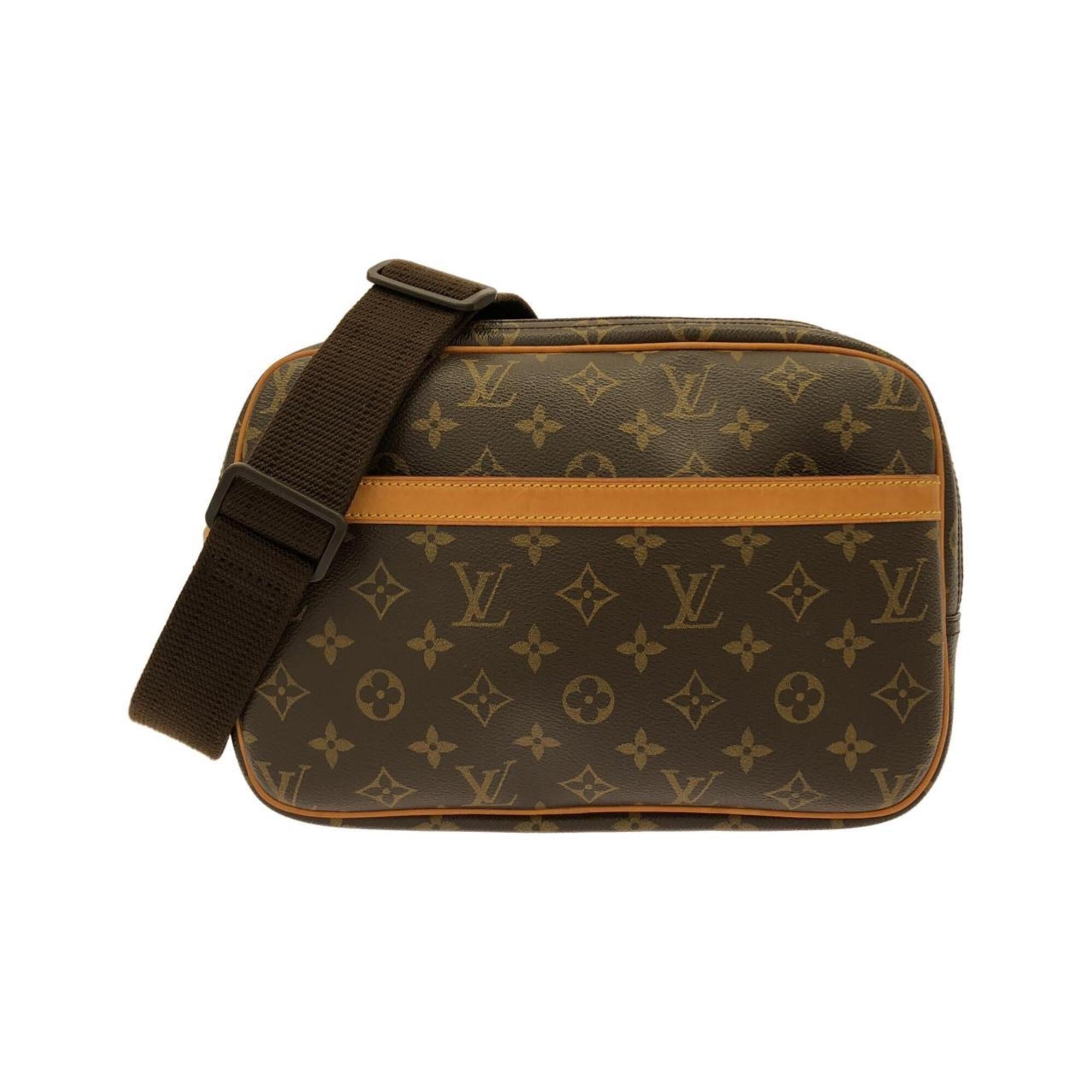 Louis Vuitton Monogram Marron Coated Canvas Shoulder Bag (Pre-Owned)