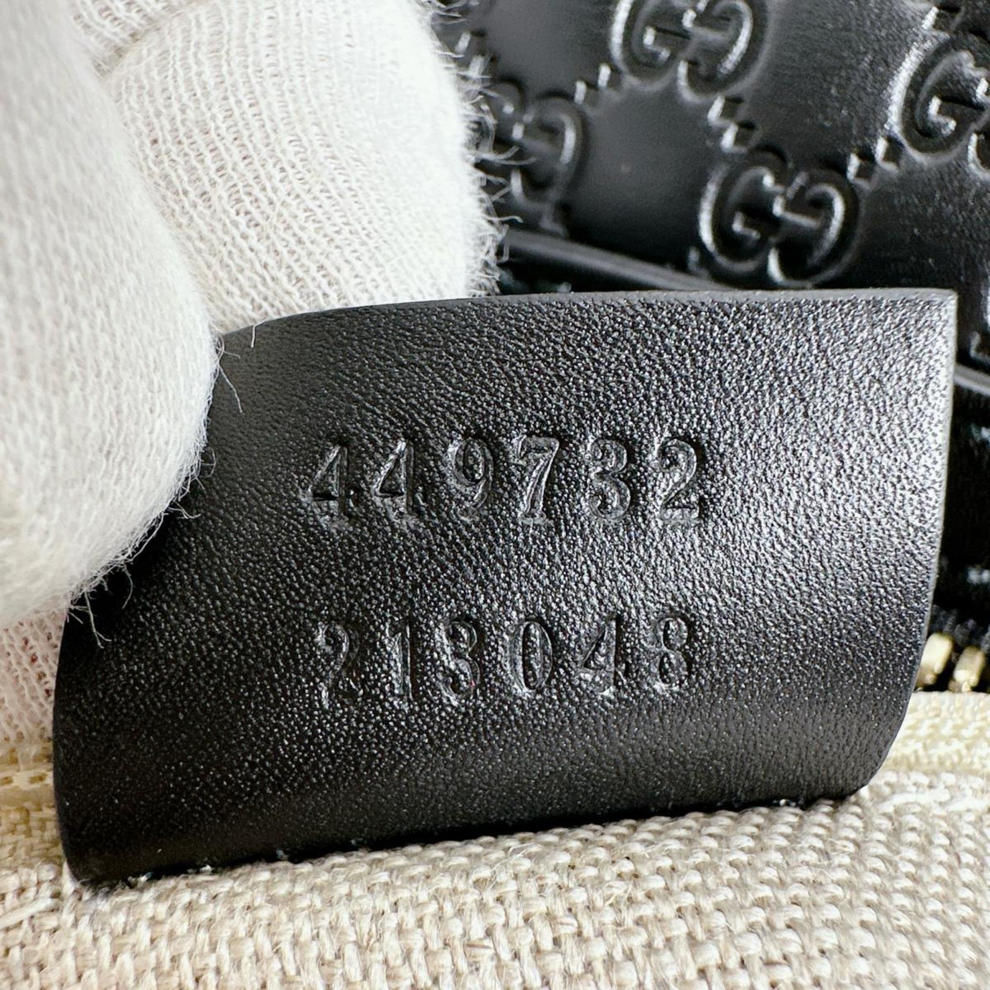 Gucci Black Leather Shoulder Bag (Pre-Owned)