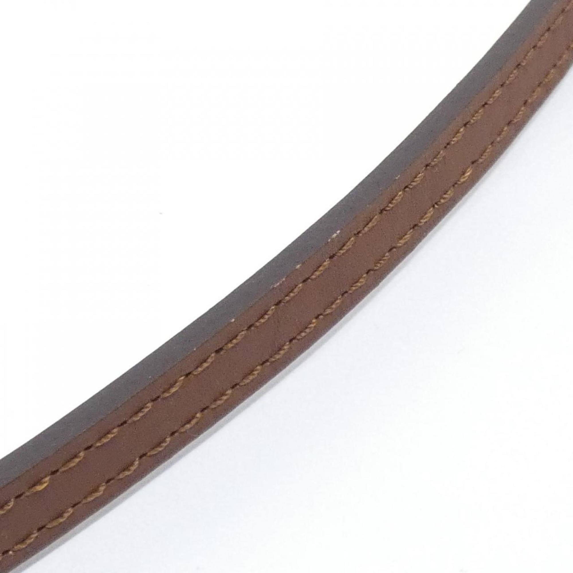 Louis Vuitton Monogram Black Marron Coated Canvas Shoulder Bag (Pre-Owned)