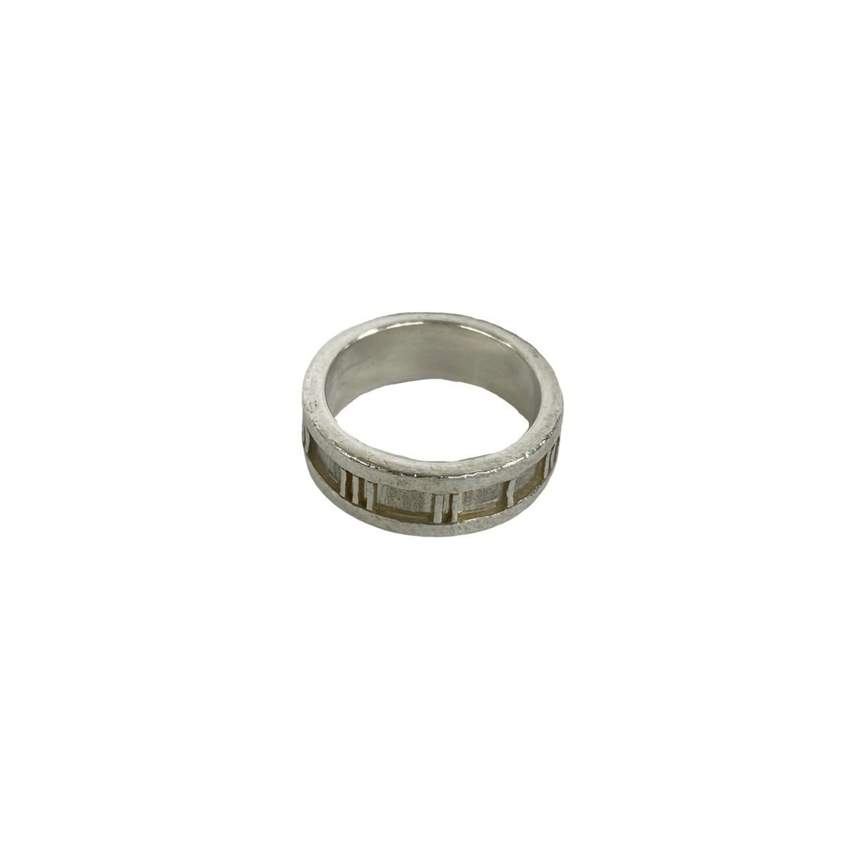 Tiffany Silver Silver 925 Band Ring (Pre-Owned)