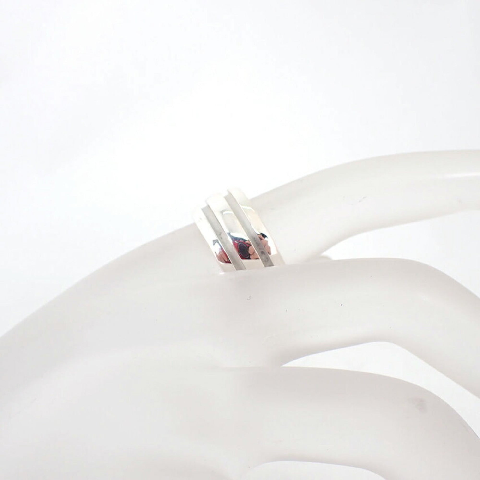 Tiffany Sterling Silver 925 Band Ring (Pre-Owned)
