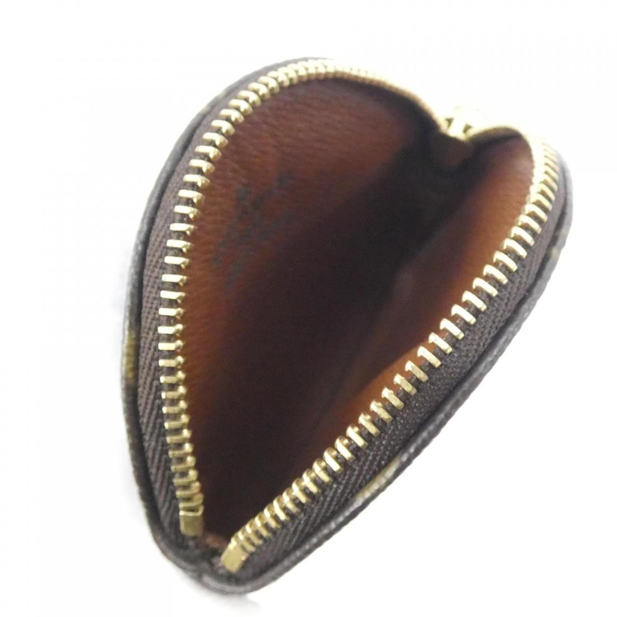 Louis Vuitton Marron Monogram Coated Canvas Coin Purse/Coin Case (Pre-Owned)