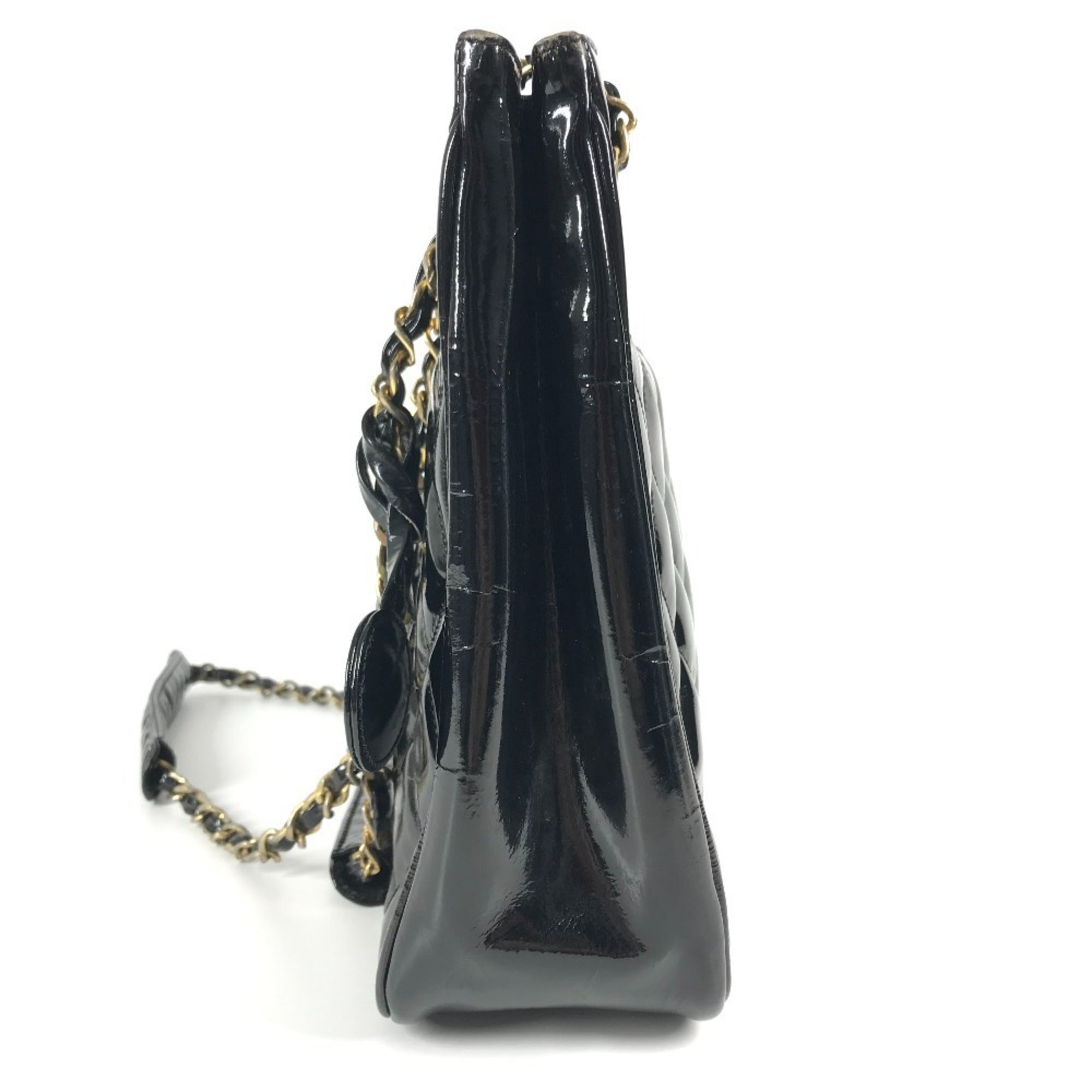 Chanel Black Quilting Shoulder Bag Tote Bag (Pre-Owned)