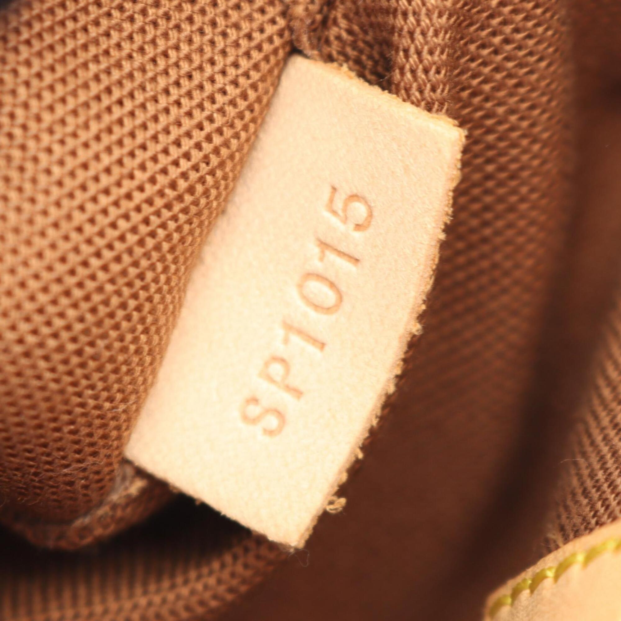 Louis Vuitton Brown Monogram Coated Canvas Leather Handbag (Pre-Owned)