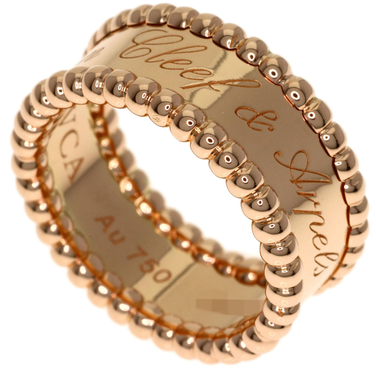 Van Cleef & Arpels Pink Gold (18K) Band Ring (Pre-Owned)