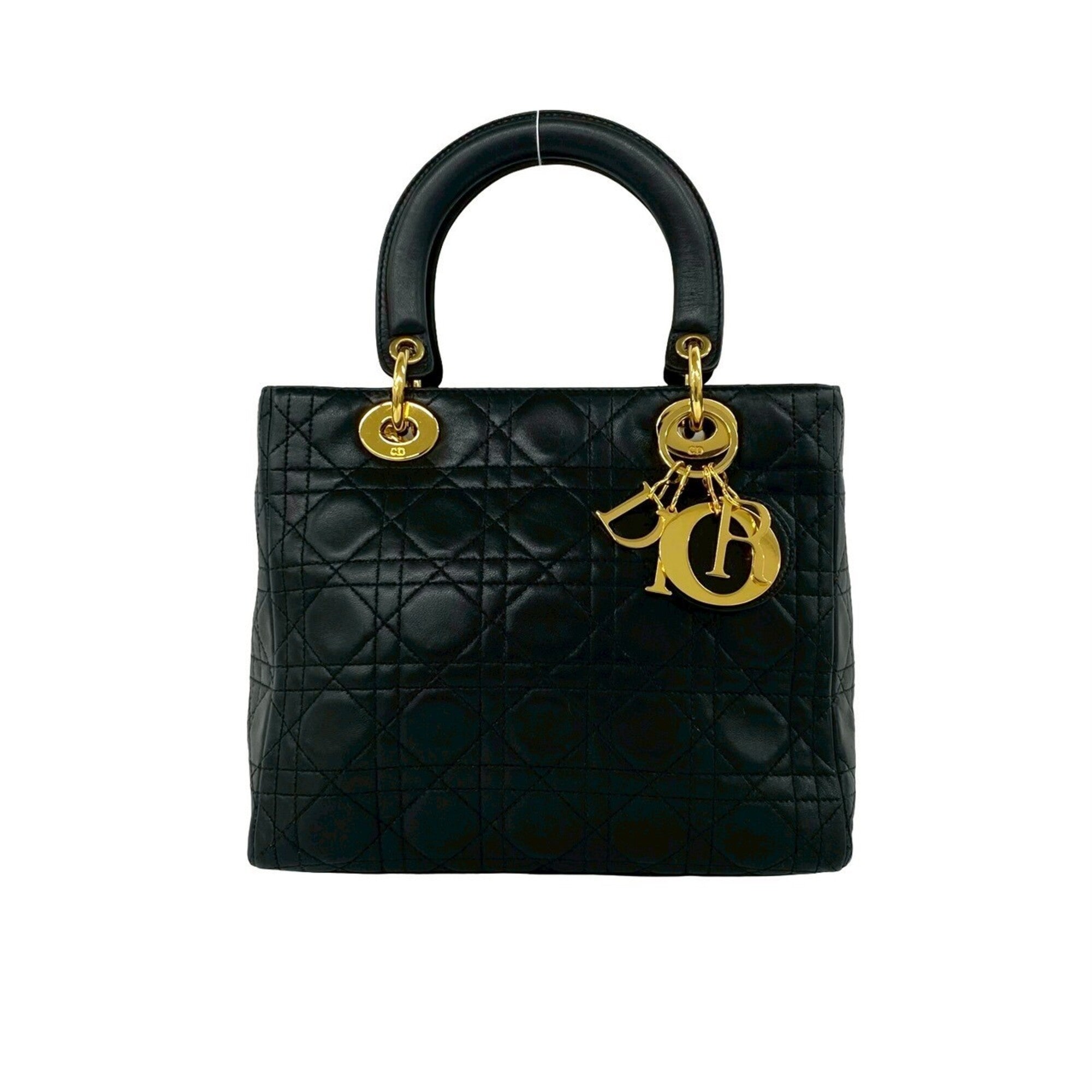Christian Dior Black Leather Handbag (Pre-Owned)