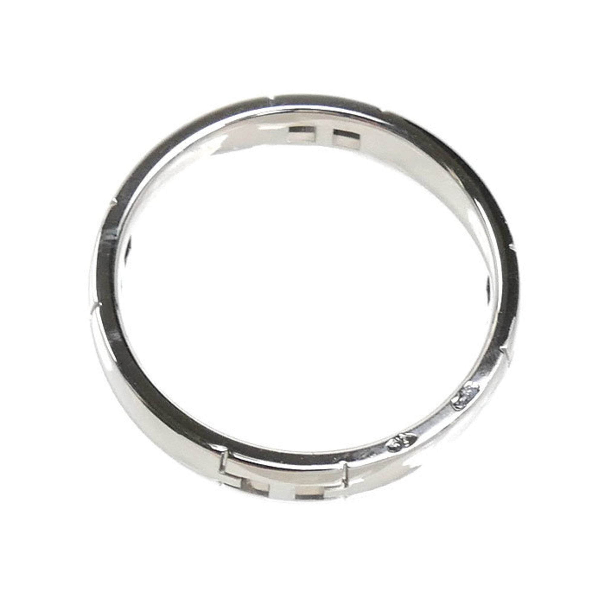 Hermes White Gold (18K) Band Ring (Pre-Owned)