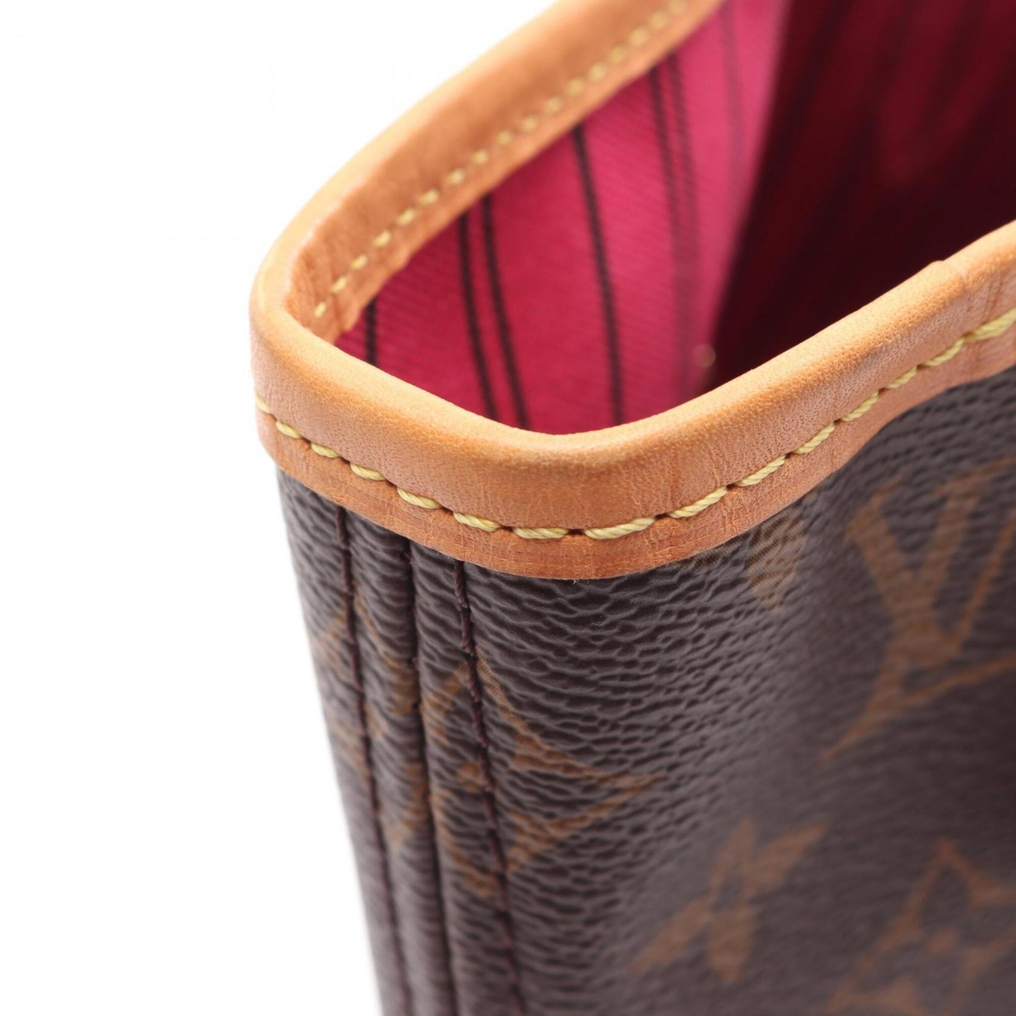 Louis Vuitton Brown Pivoine Monogram Pvc Coated Canvas Leather Handbag Pouch Tote Bag (Pre-Owned)