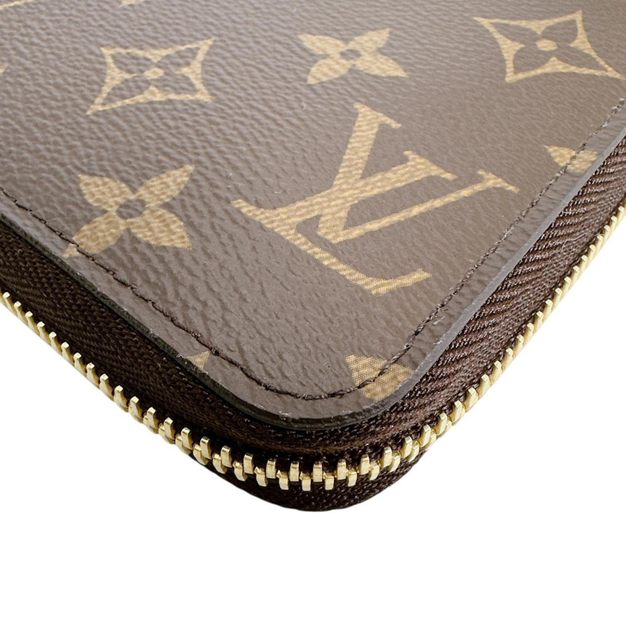 Louis Vuitton Brown Monogram Monogram Long Wallet (Bi-Fold) (Pre-Owned)