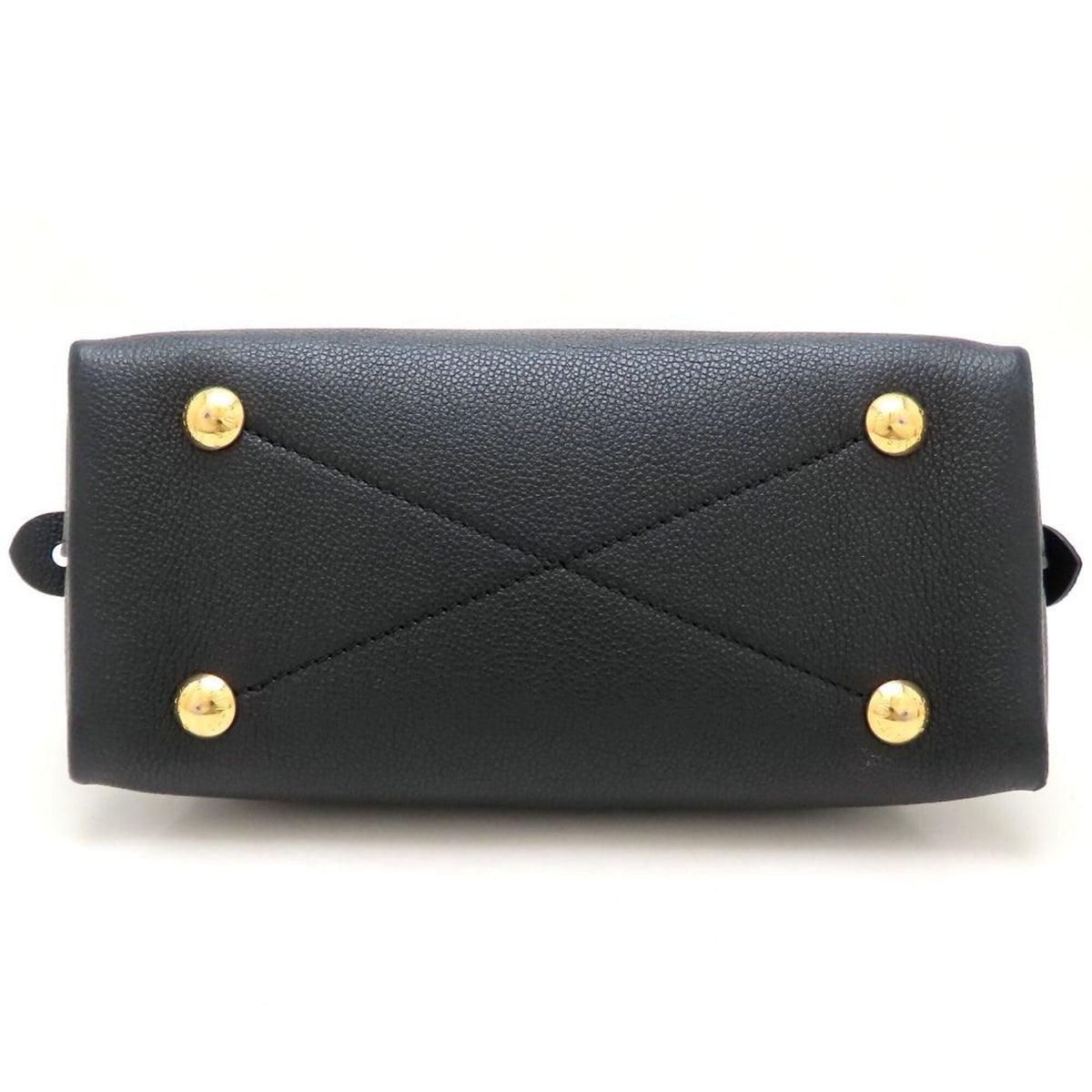 Louis Vuitton Monogram Noir Leather Handbag (Pre-Owned)