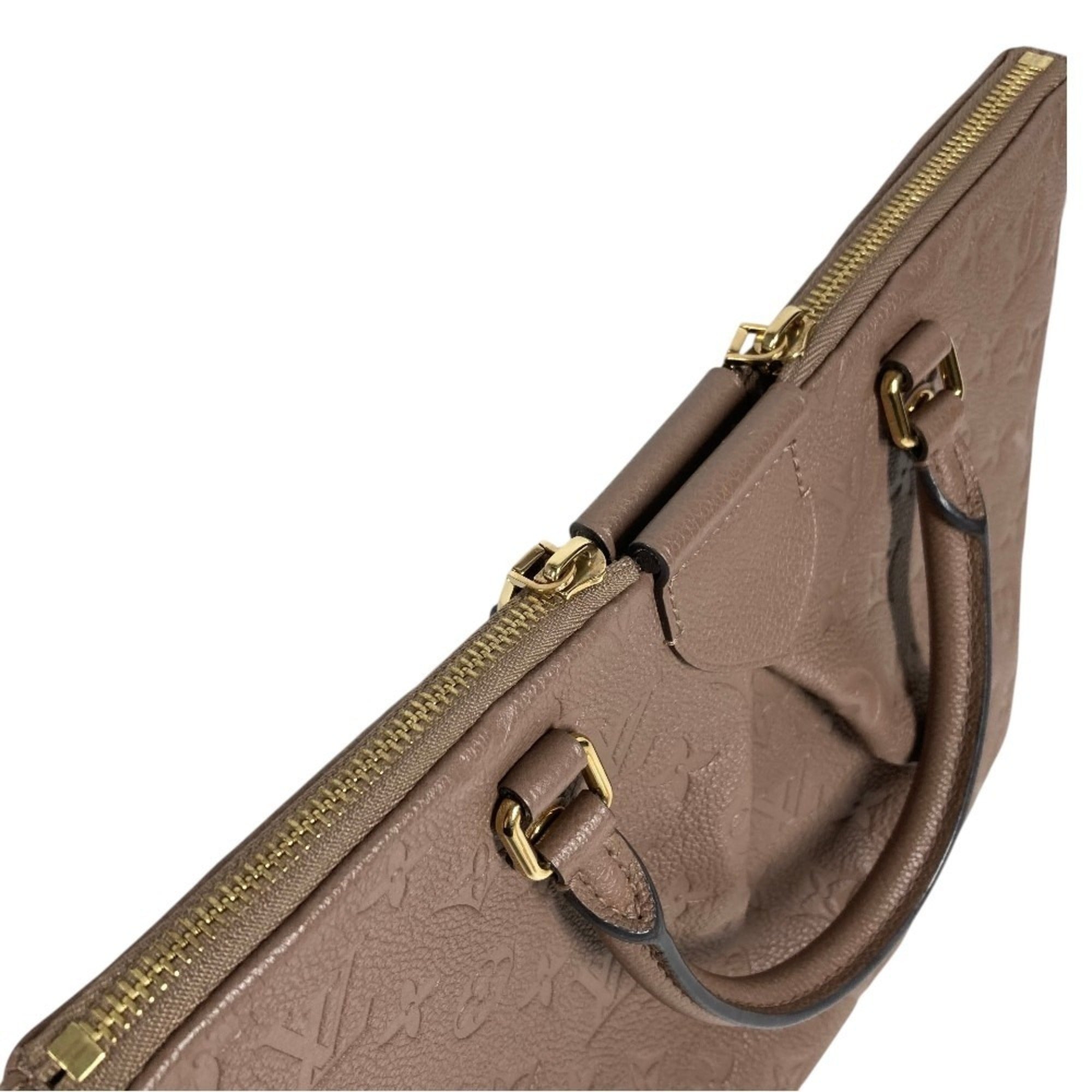 Louis Vuitton Light Brown Taupe Monogram Empreinte Handbag Tote Bag (Pre-Owned)