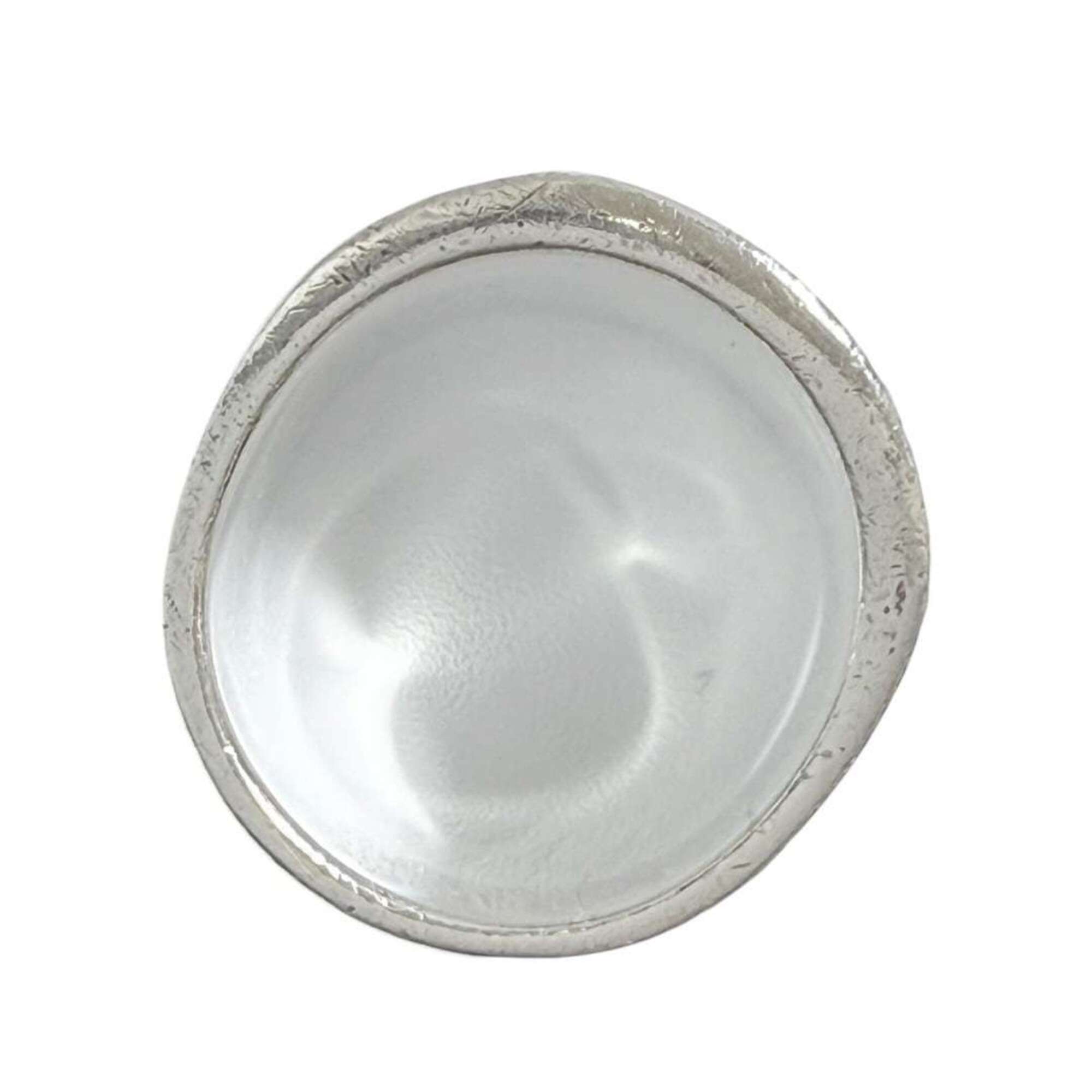 Hermes Silver Silver 925 Band Ring (Pre-Owned)