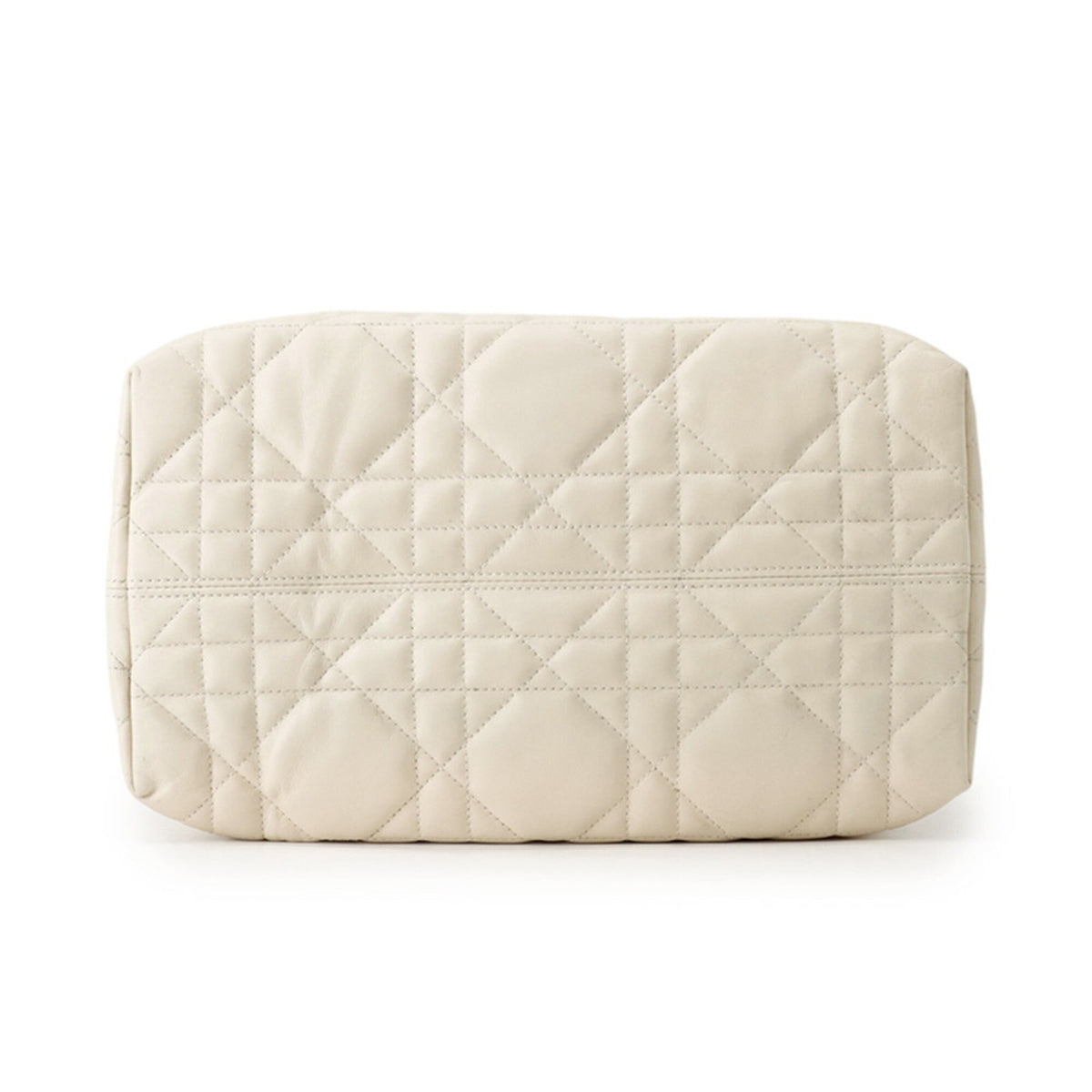 Christian Dior Ivory Leather Handbag (Pre-Owned)