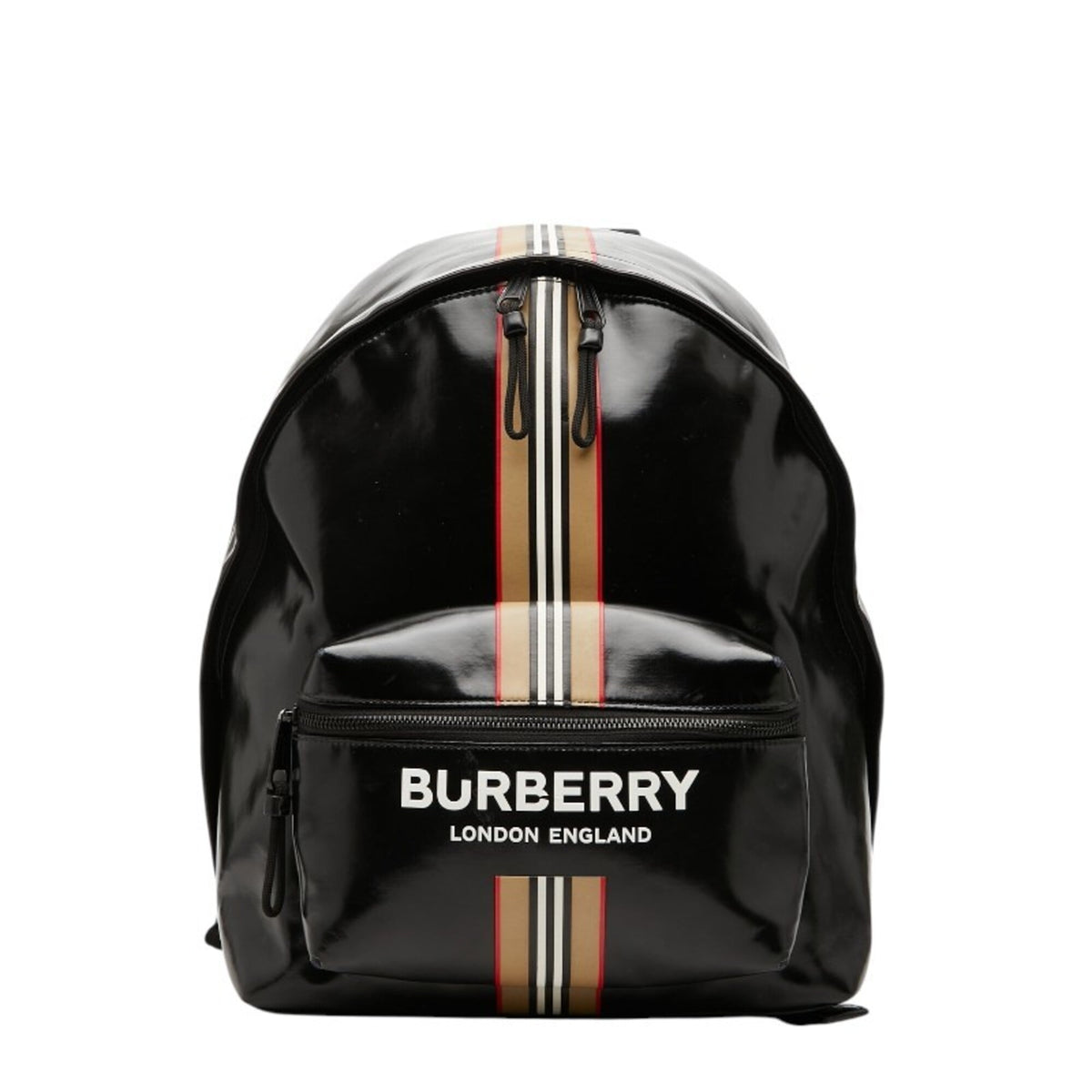 Burberry Black Pvc Backpack (Pre-Owned)