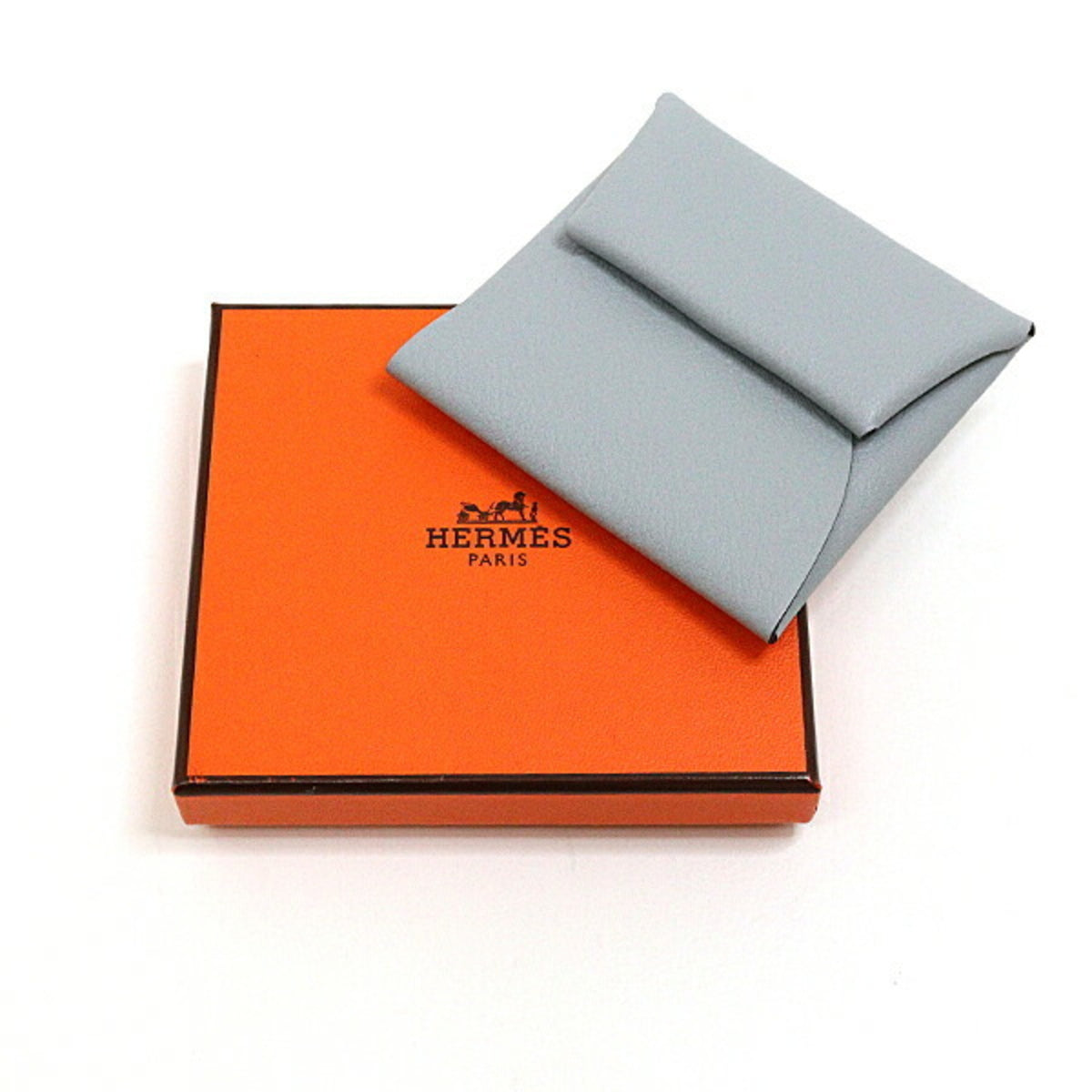 Hermes Evercalf Leather Coin Purse/Coin Case (Pre-Owned)
