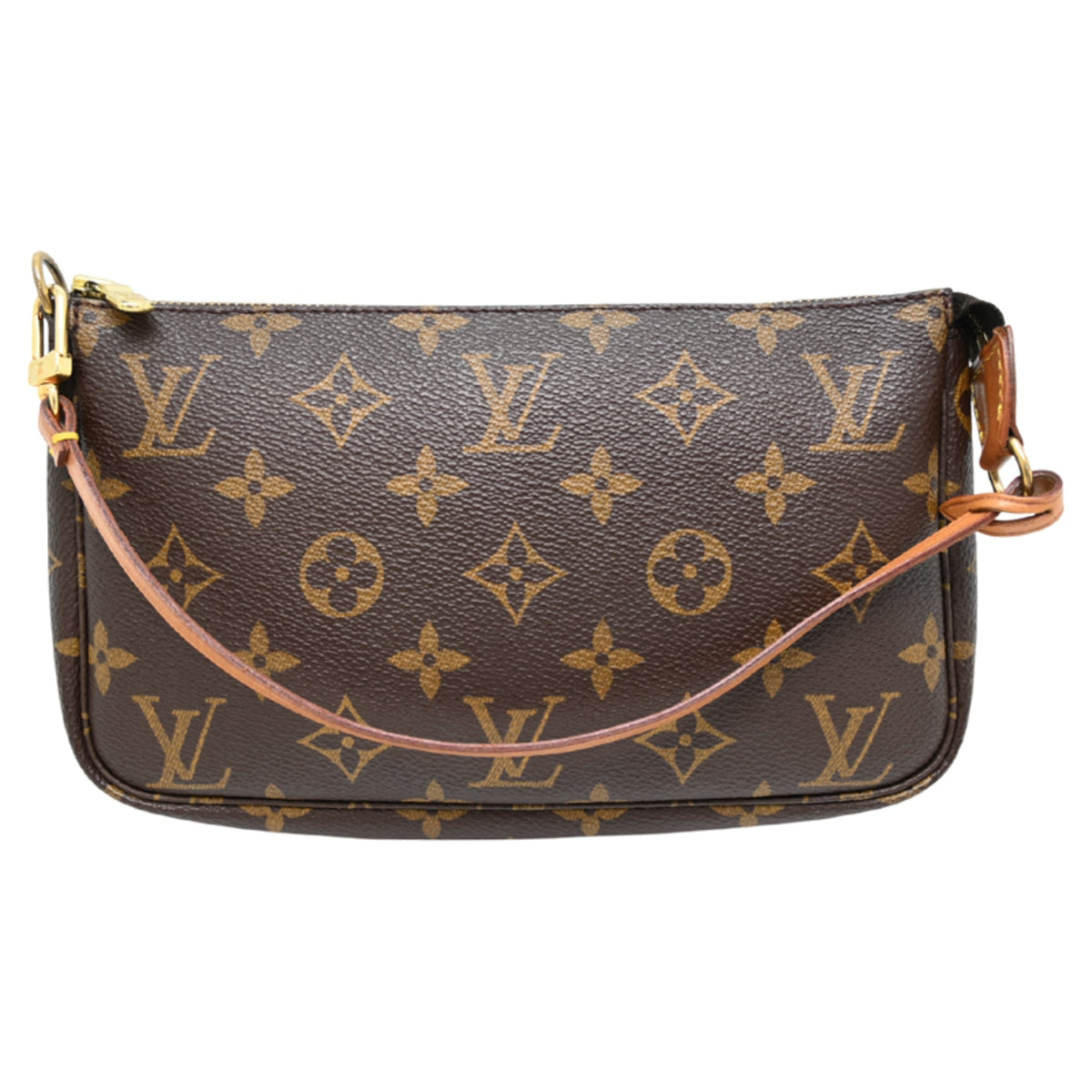 Louis Vuitton Brown Monogram Pochette Pouch (Pre-Owned)