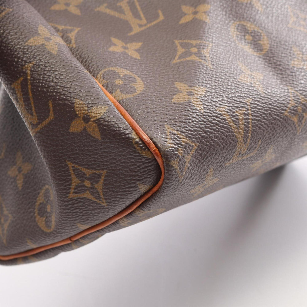 Louis Vuitton Brown Coated Canvas Pvc Monogram Leather Handbag (Pre-Owned)