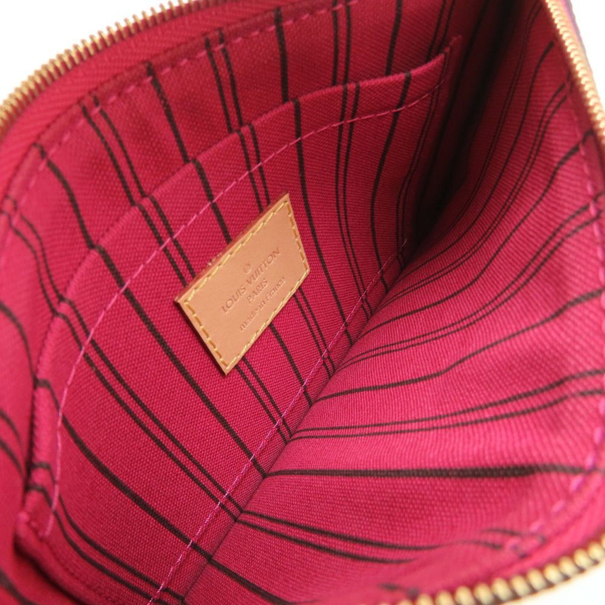 Louis Vuitton Monogram Brown Fuchsia Monogram Tote Bag (Pre-Owned)