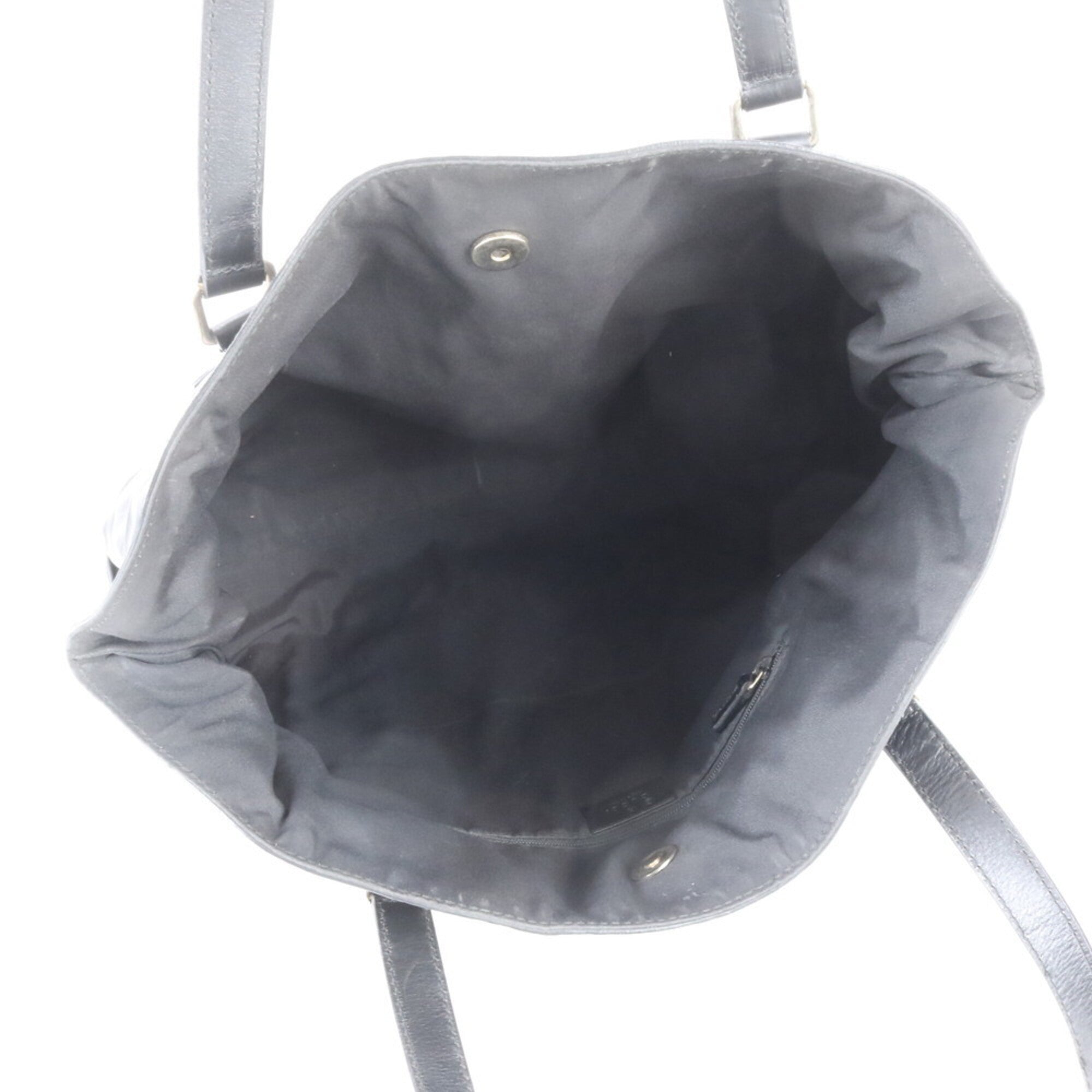 Gucci Guccissima Black Leather Handbag Tote Bag (Pre-Owned)