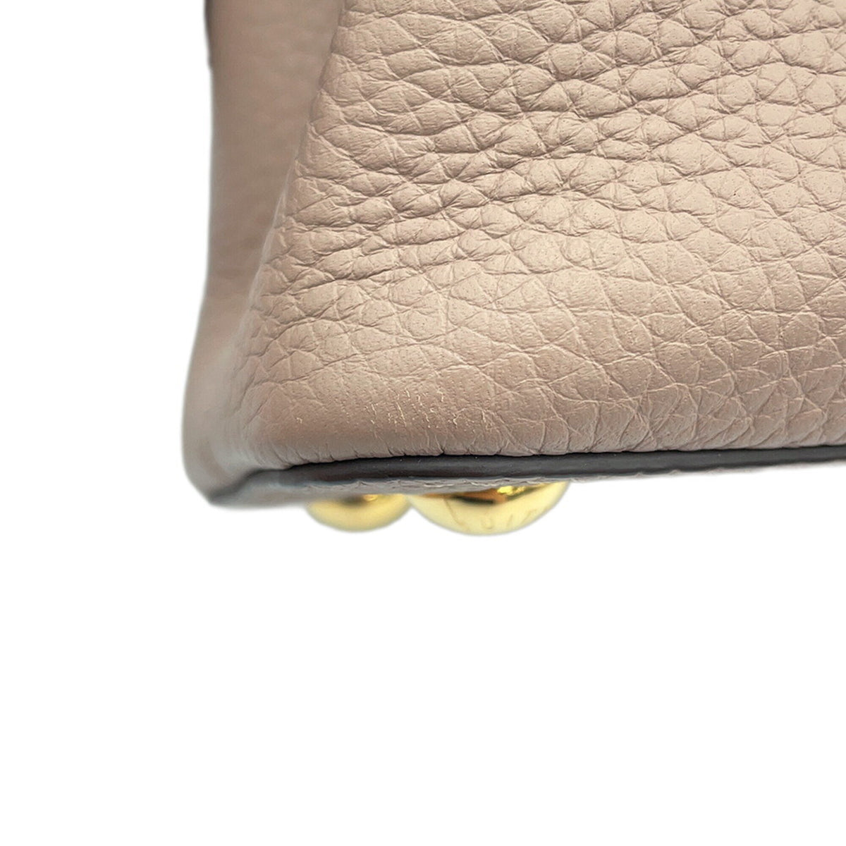 Louis Vuitton Beige Leather Handbag Shoulder Bag (Pre-Owned)