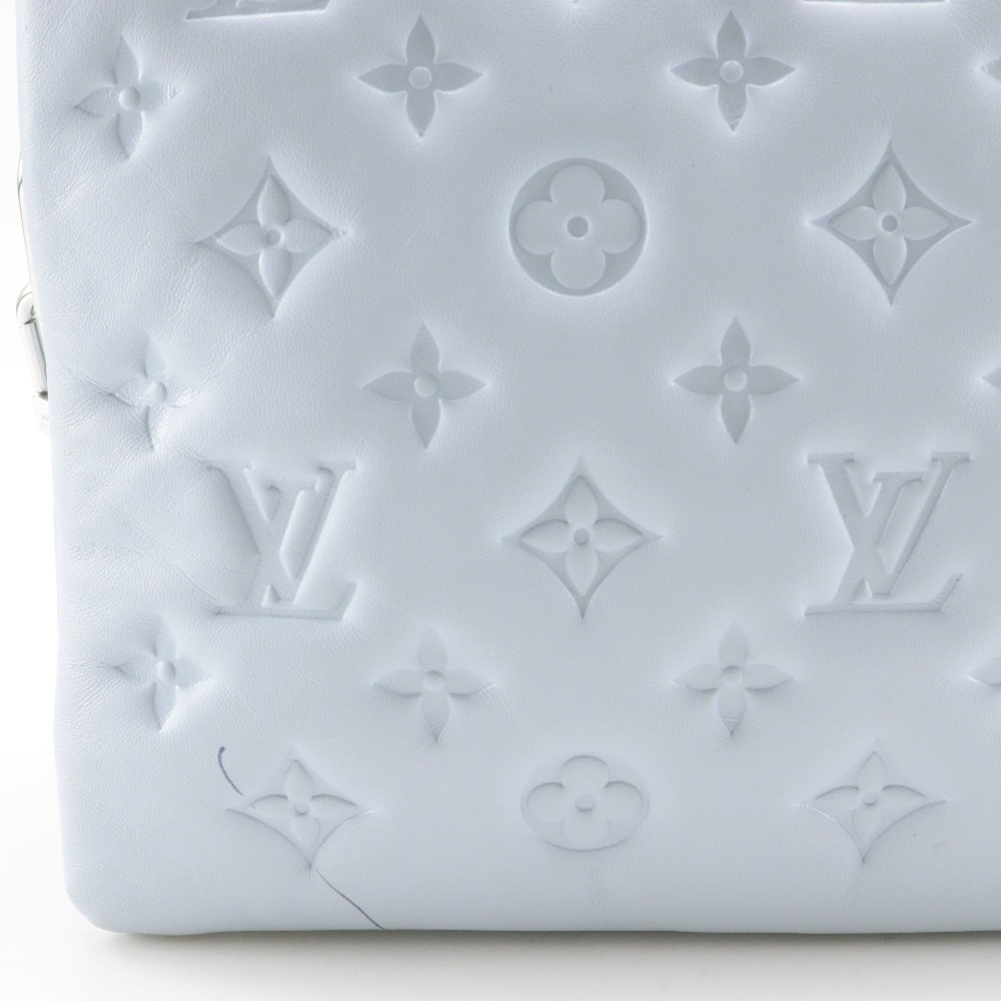 Louis Vuitton Light Blue Monogram Shoulder Bag (Pre-Owned)