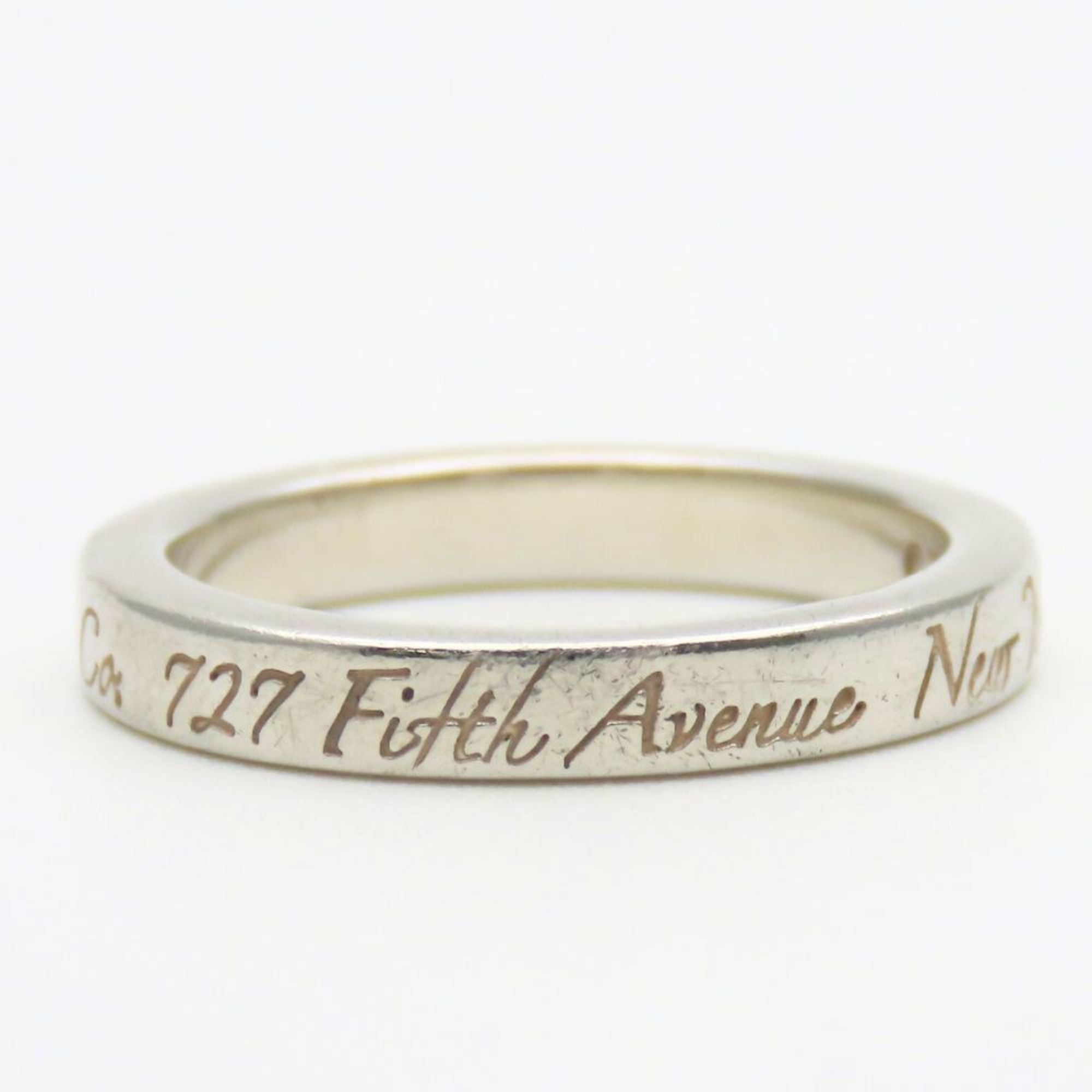 Tiffany Silver Silver 925 Band Ring (Pre-Owned)