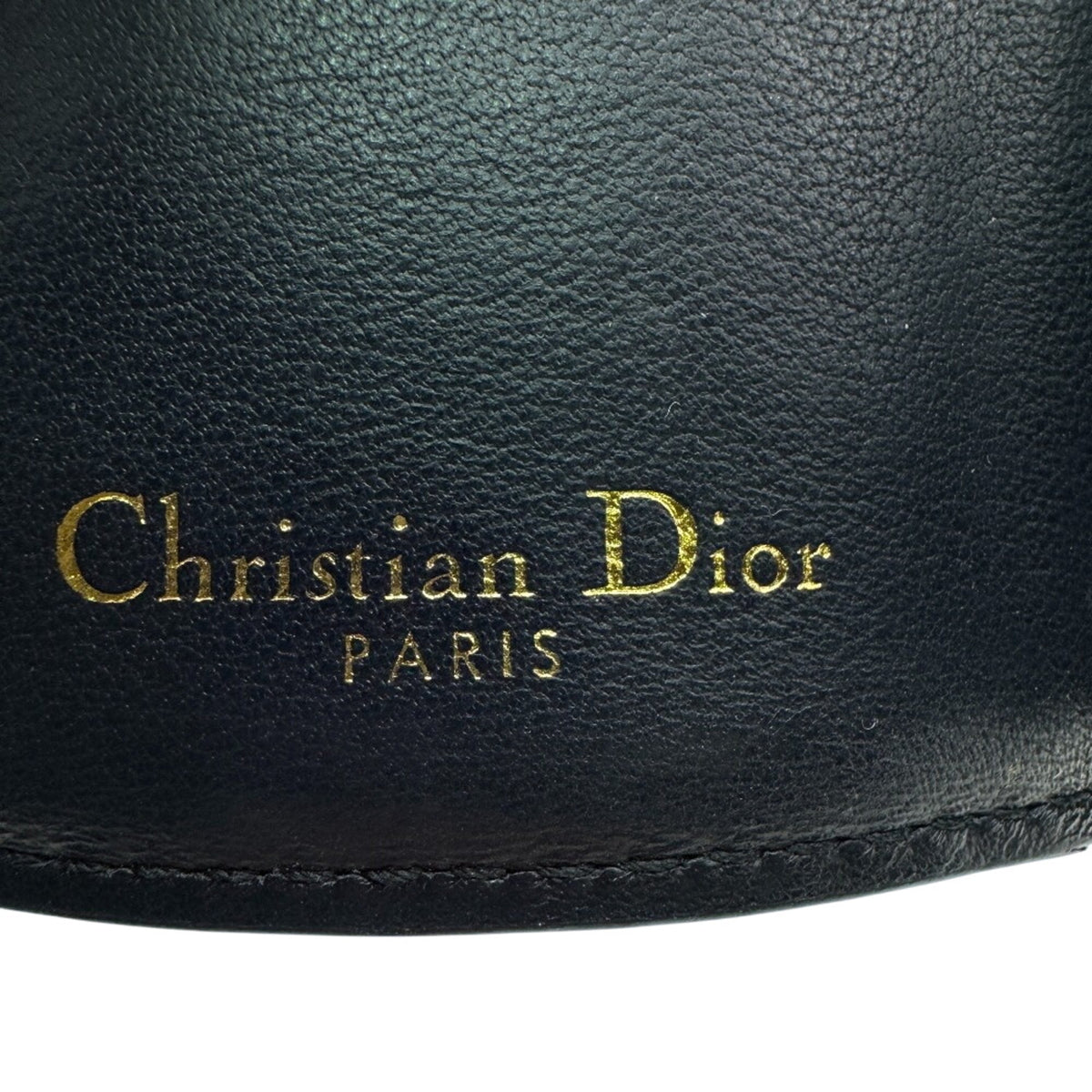 Christian Dior Navy Canvas Wallet (Tri-Fold) (Pre-Owned)