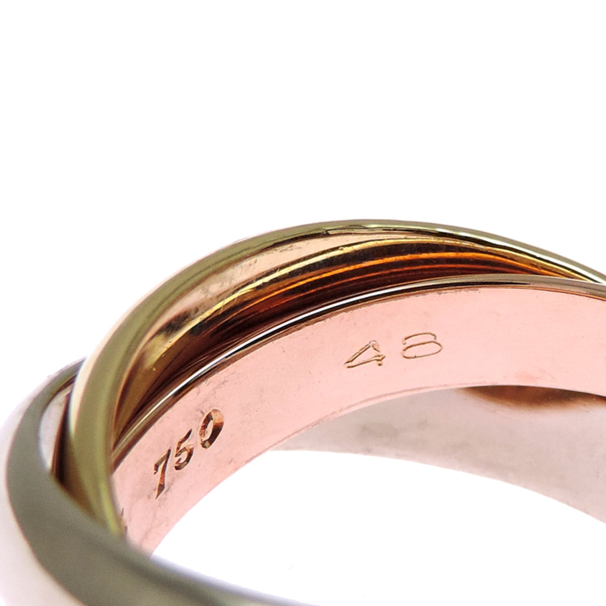 Cartier Yellow Gold (18K) Pink Gold (18K) White Gold (18K) Band Ring (Pre-Owned)