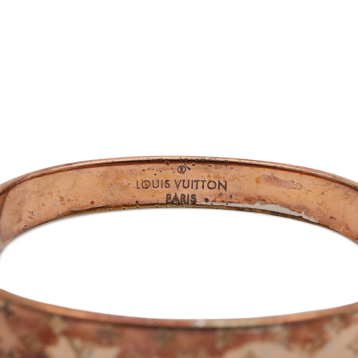Louis Vuitton Monogram Pink Gold Cuff Bracelet (Pre-Owned)