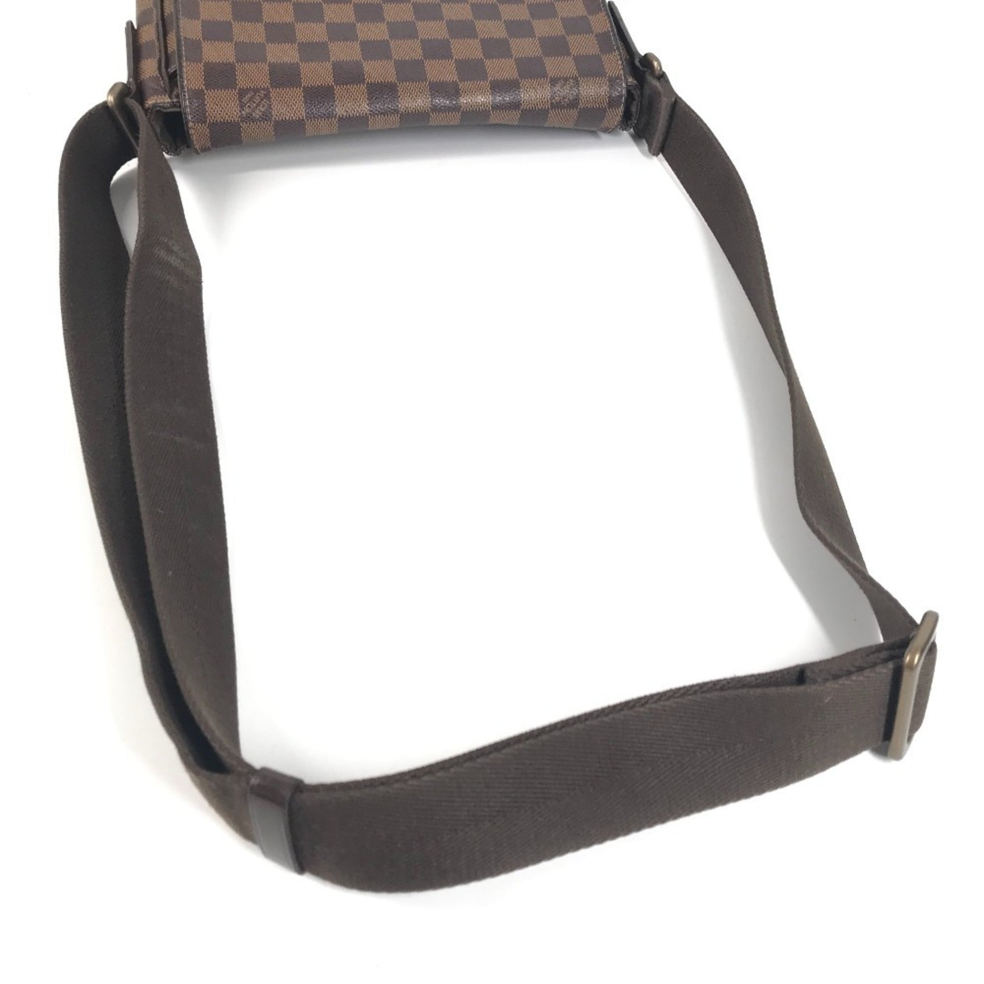 Louis Vuitton Brown Damier Canvas Ebene Damier Canvas Shoulder Bag (Pre-Owned)