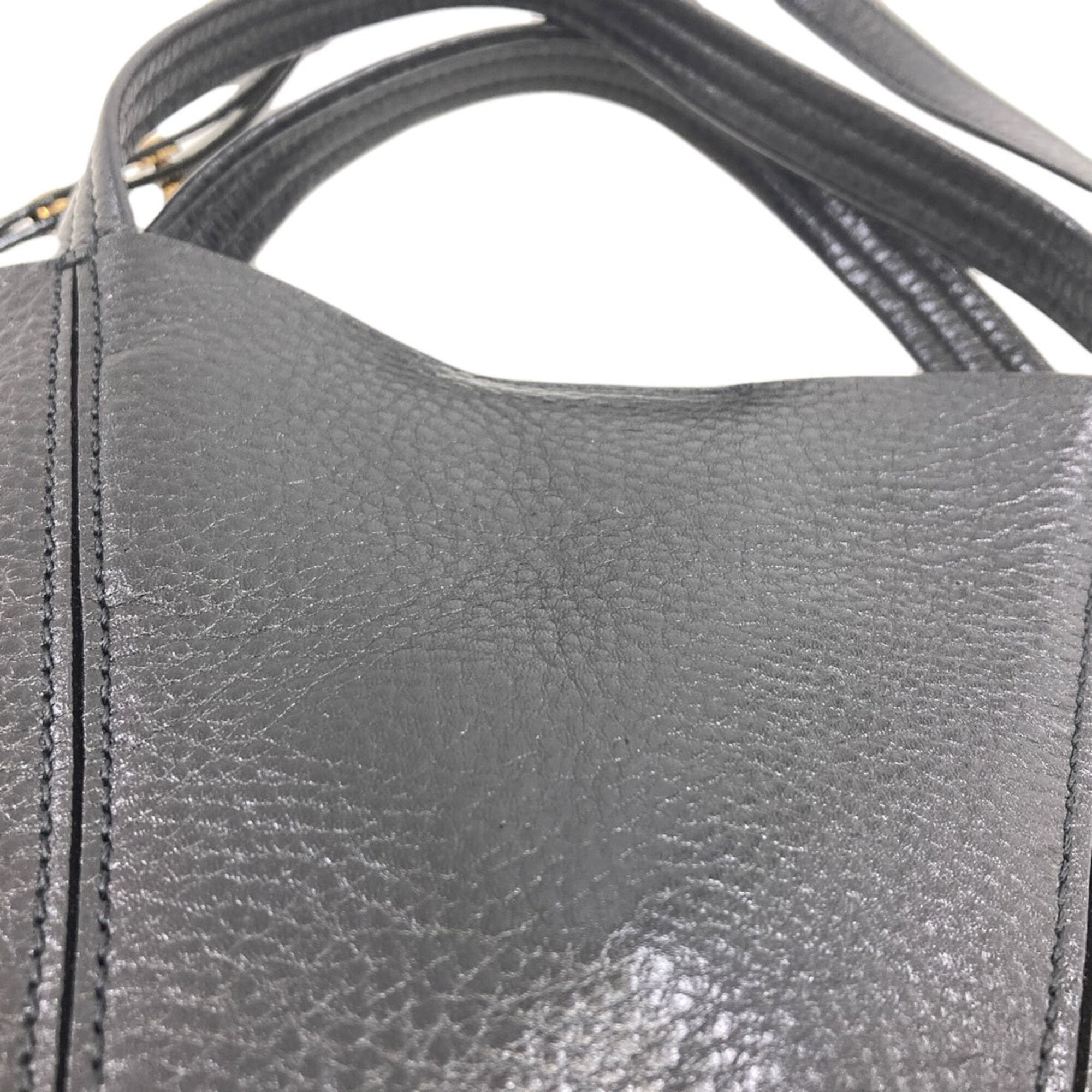Chloé Black Leather Handbag (Pre-Owned)
