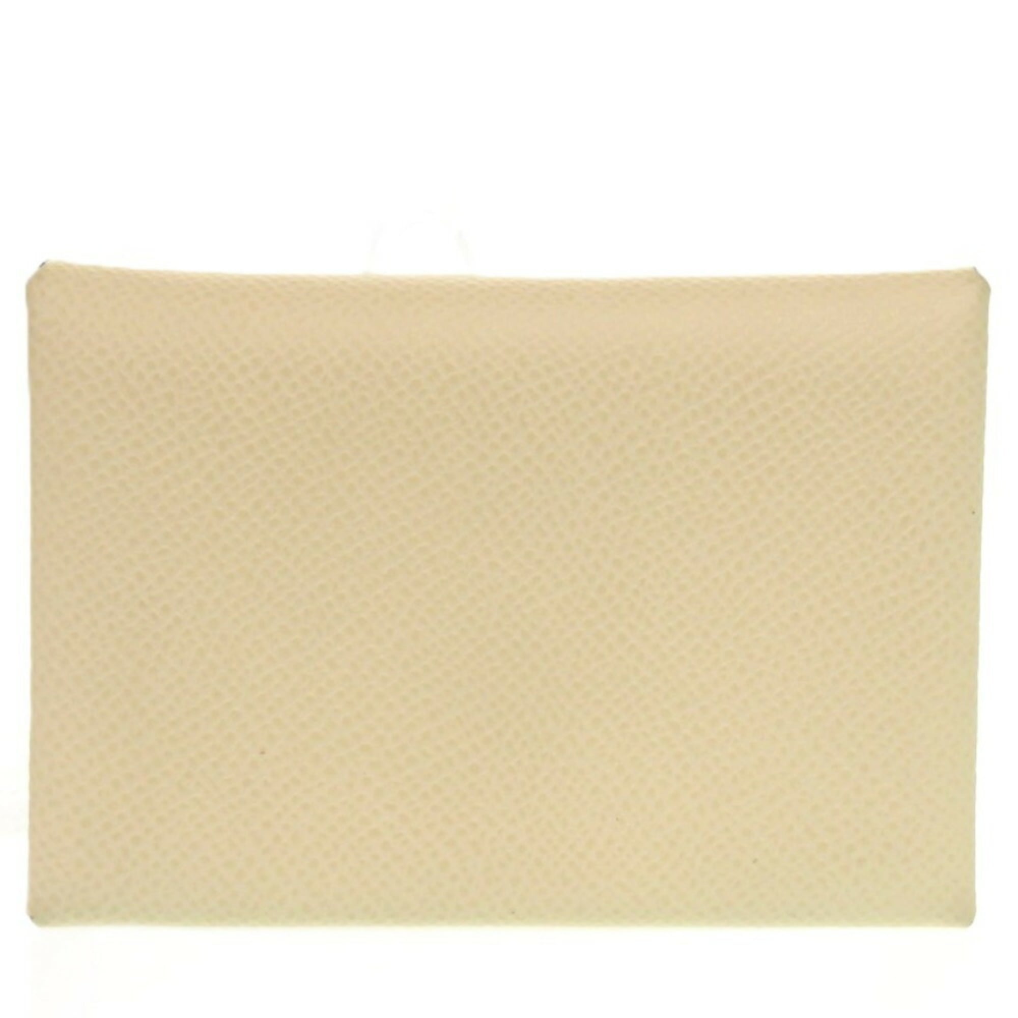 Hermes White Epsom Leather Coin Purse/Coin Case (Pre-Owned)