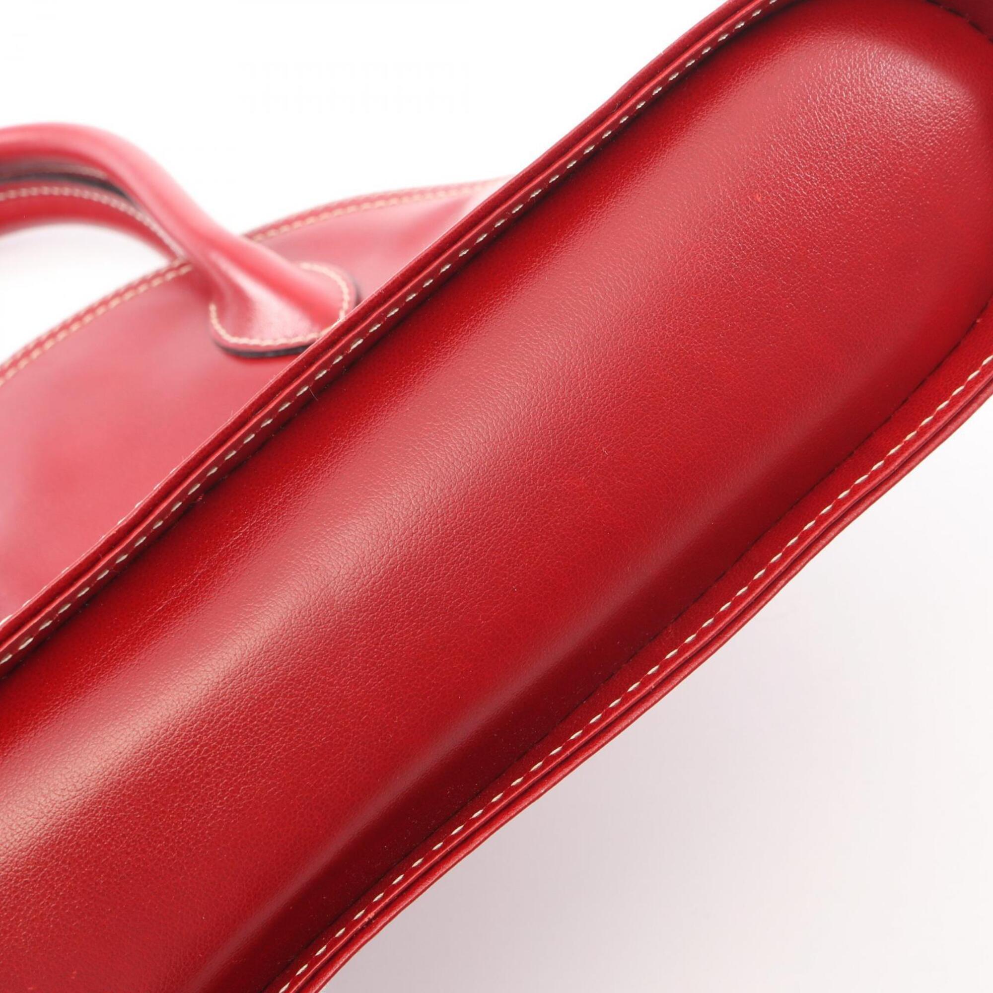 Yves Saint Laurent Red Color Leather Handbag (Pre-Owned)