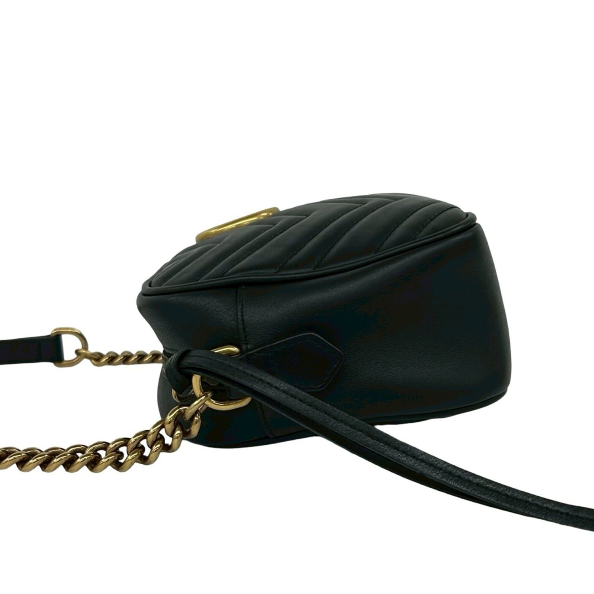 Gucci Black Leather Shoulder Bag (Pre-Owned)