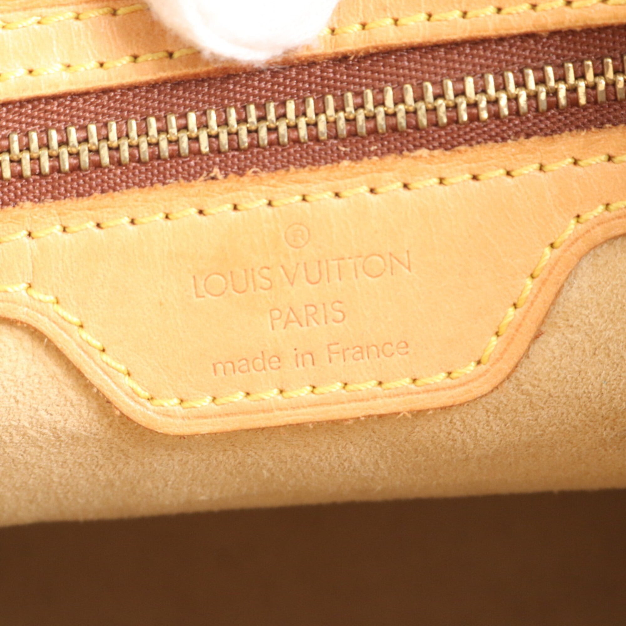 Louis Vuitton Natural Leather Handbag Pouch Shoulder Bag Tote Bag (Pre-Owned)