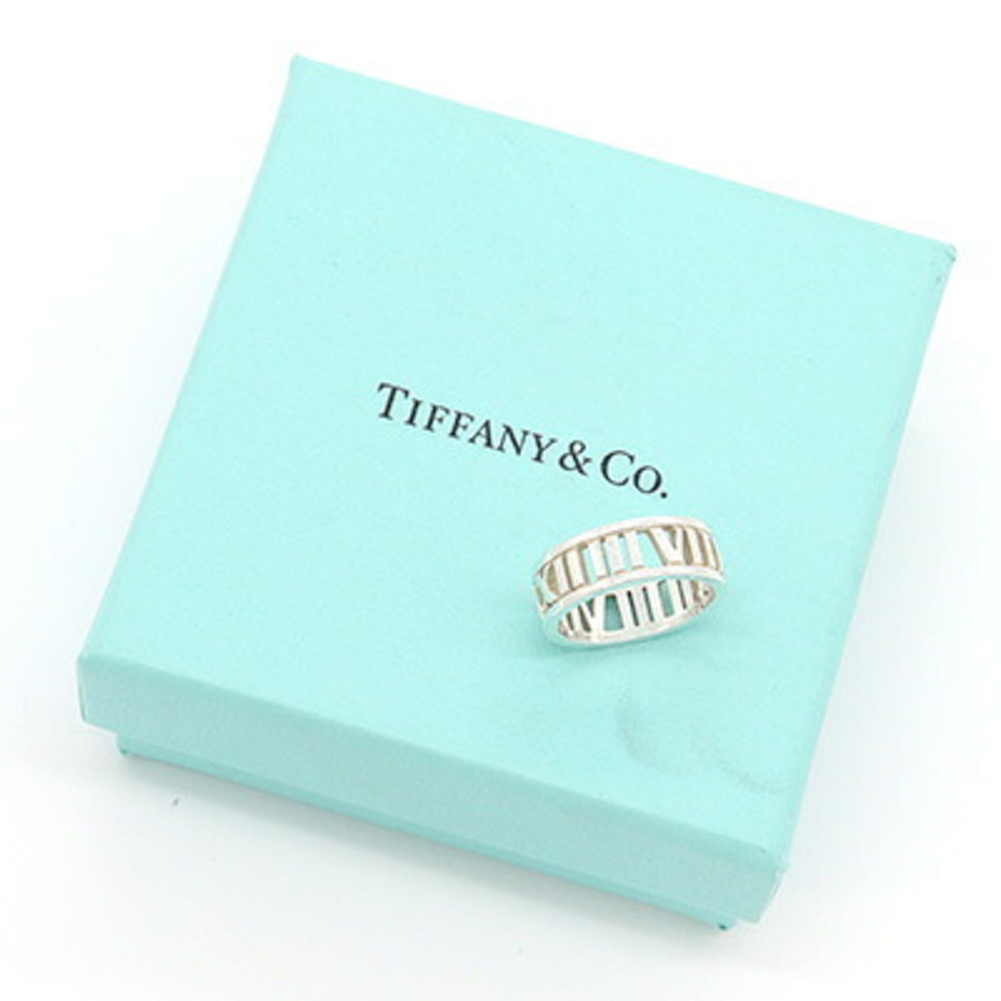Tiffany Silver Sterling Silver 925 Band Ring (Pre-Owned)